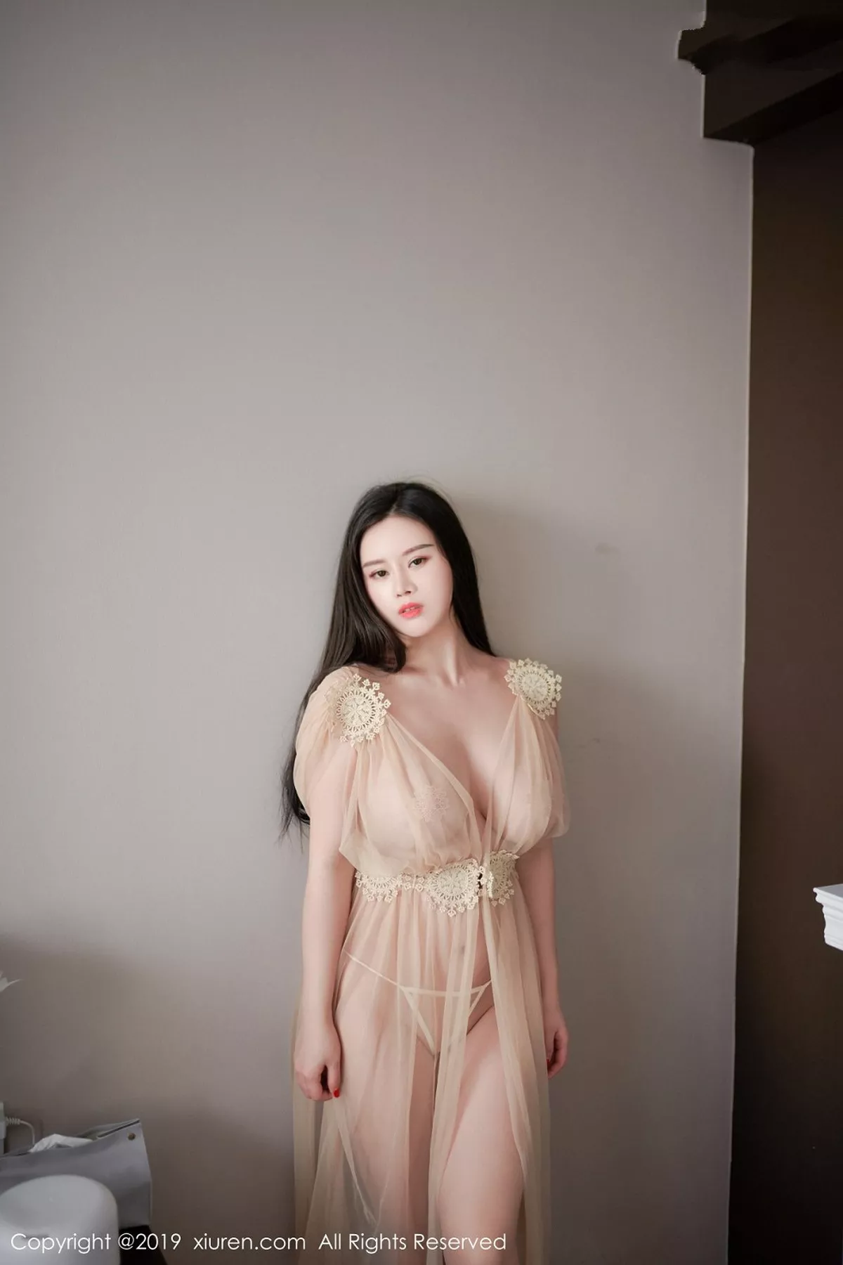 秀人集.com_[XiuRen秀人网]No.1366_嫩模戴渃欣私房粉色薄纱情趣内衣透视秀豪乳极致诱惑写真45P