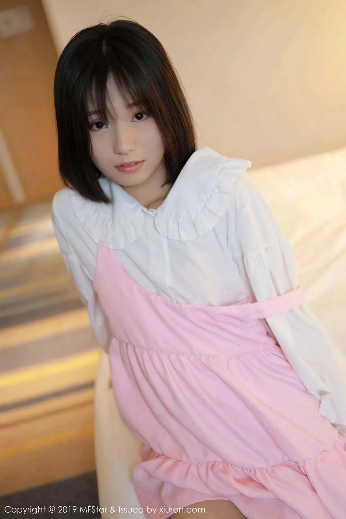 秀人集.com_[MFStar模范学院]Vol.203_嫩模仓井优香居家床上脱性感白衬衣大尺度全裸惹火诱惑写真66P