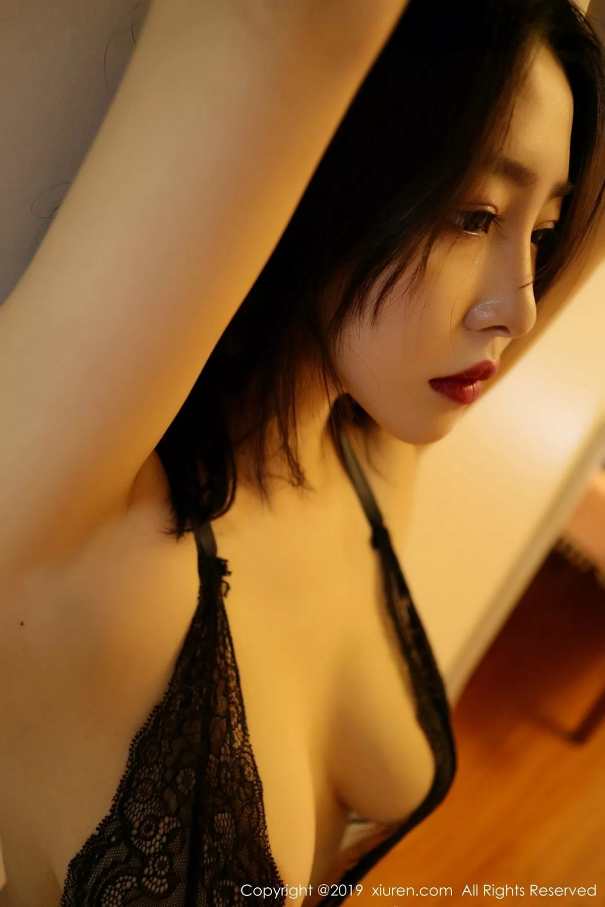 秀人集.com_[XiuRen秀人网]No.1571_嫩模瑶啊摇的瑶私房黑色蕾丝缕空内衣透视秀豪乳诱惑写真36P