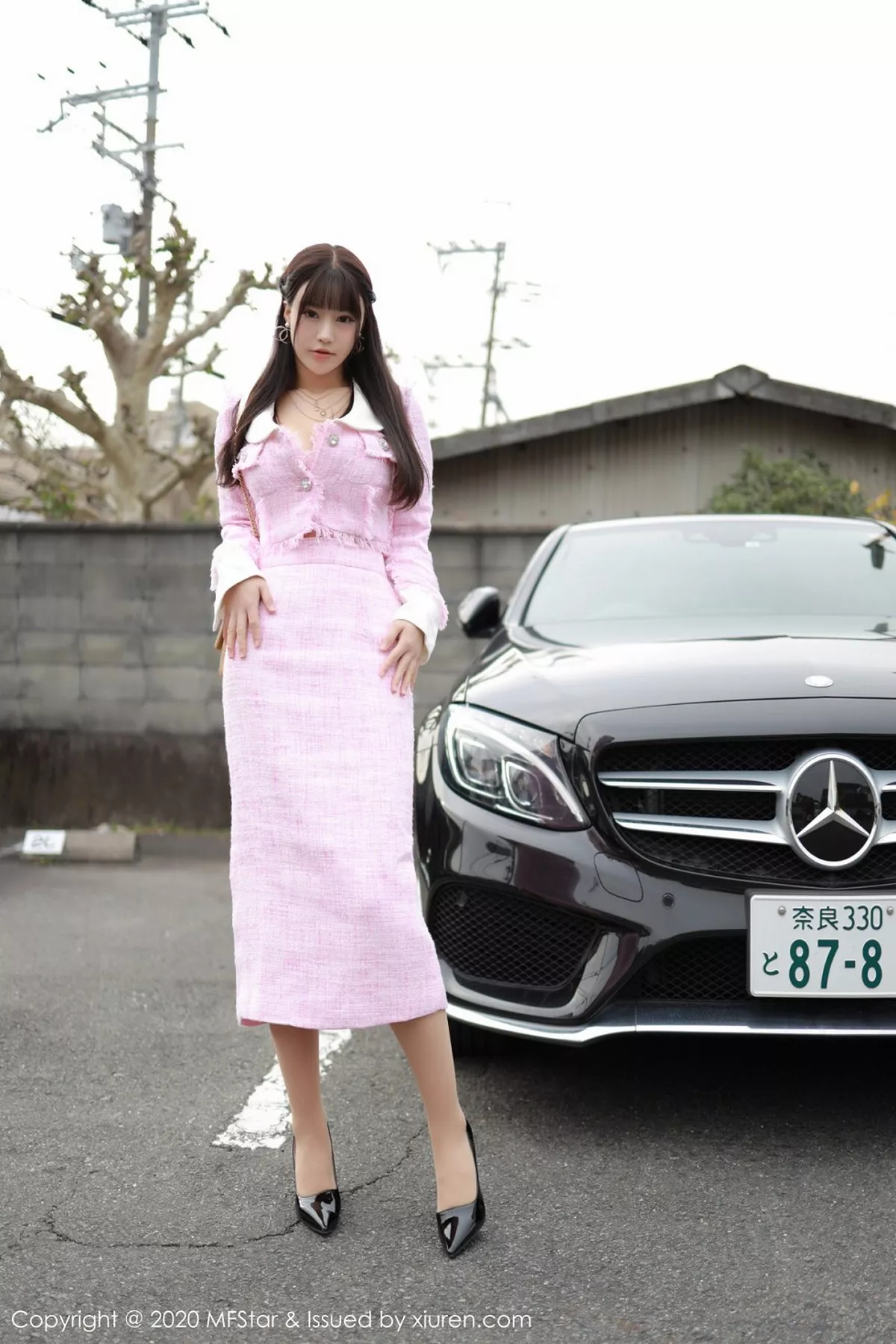 秀人集.com_[MFStar模范学院]Vol.278_女神朱可儿Flower北海道旅拍粉色服饰半脱露豪乳诱惑写真80P