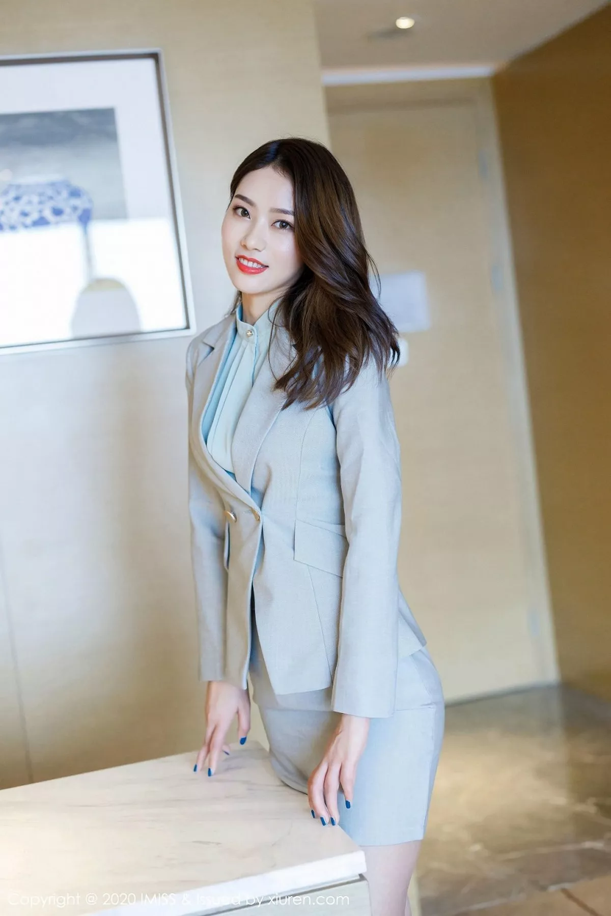 秀人集.com_[IMISS爱蜜社]Vol.466_嫩模方子萱私房职业秘书装半脱露蕾丝内衣诱人写真83P