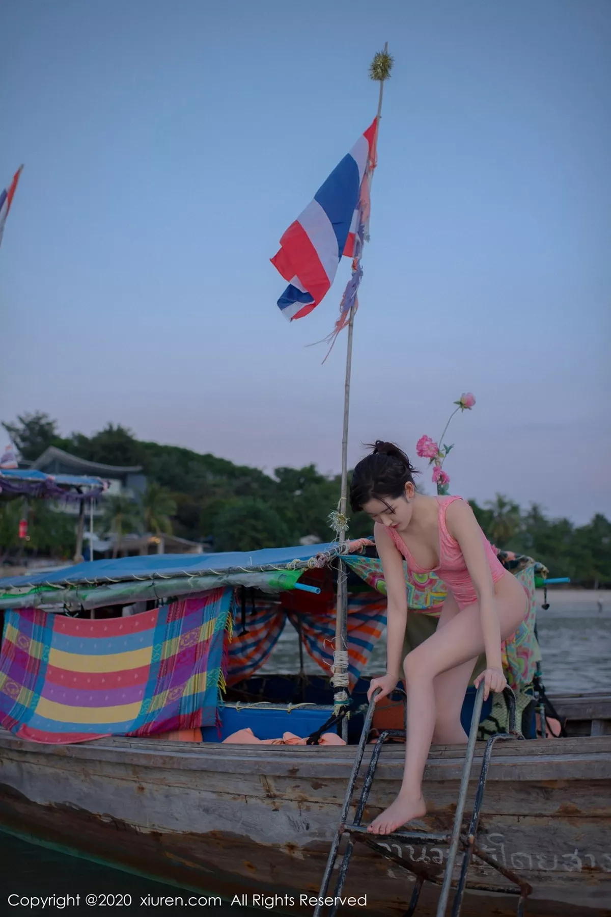 秀人集.com_[XiuRen秀人网]No.2340_嫩模沈梦瑶泰国甲米海边主题粉红色蕾丝内衣秀火辣身材诱惑写真78P