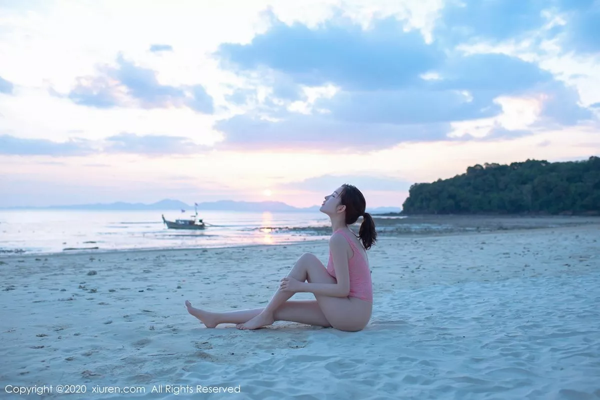 秀人集.com_[XiuRen秀人网]No.2340_嫩模沈梦瑶泰国甲米海边主题粉红色蕾丝内衣秀火辣身材诱惑写真78P