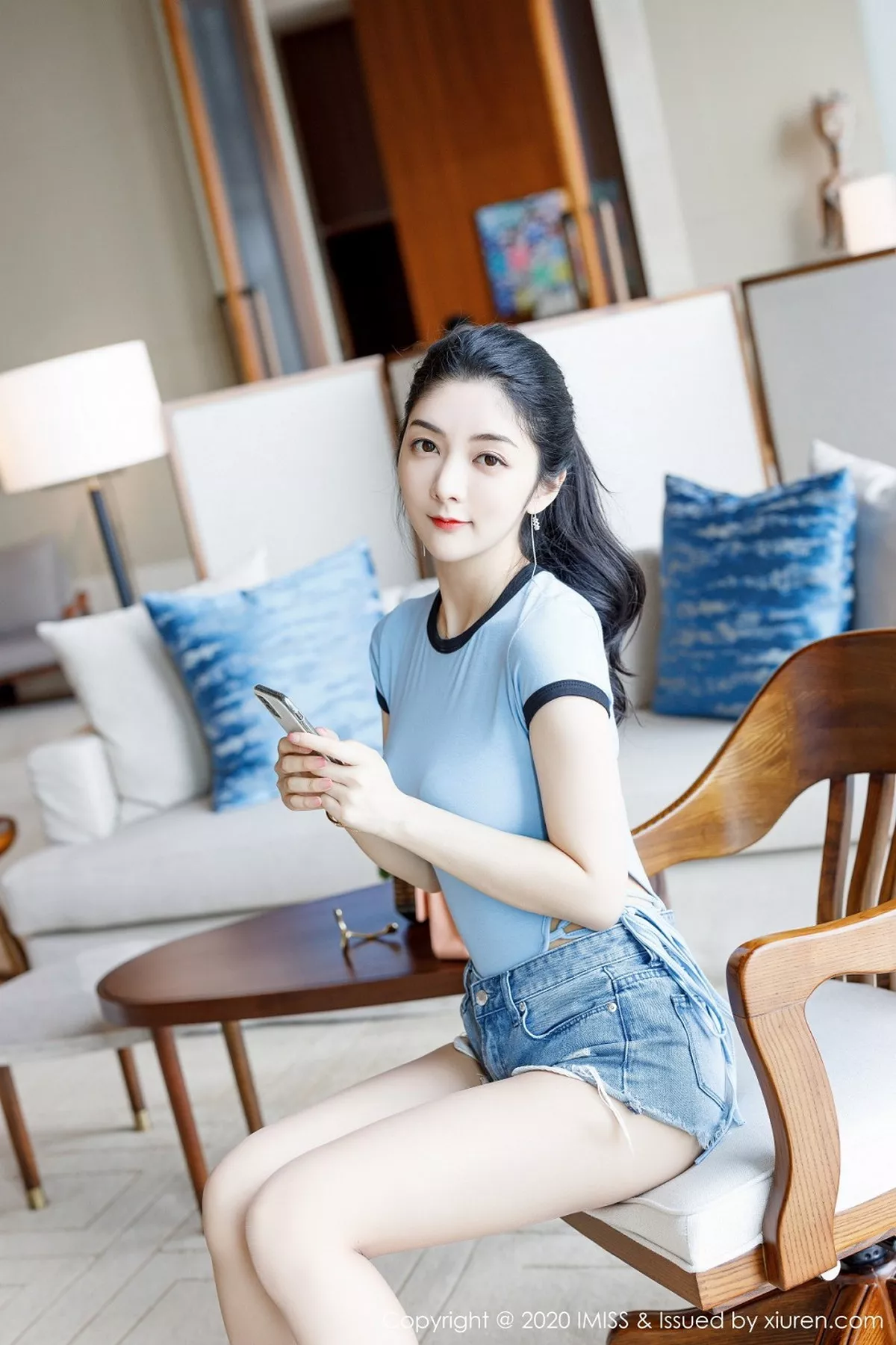 秀人集.com_[IMISS爱蜜社]Vol.489_嫩模Angela小热巴脱牛仔裤露高叉连体衣肉丝裤袜诱惑写真108P