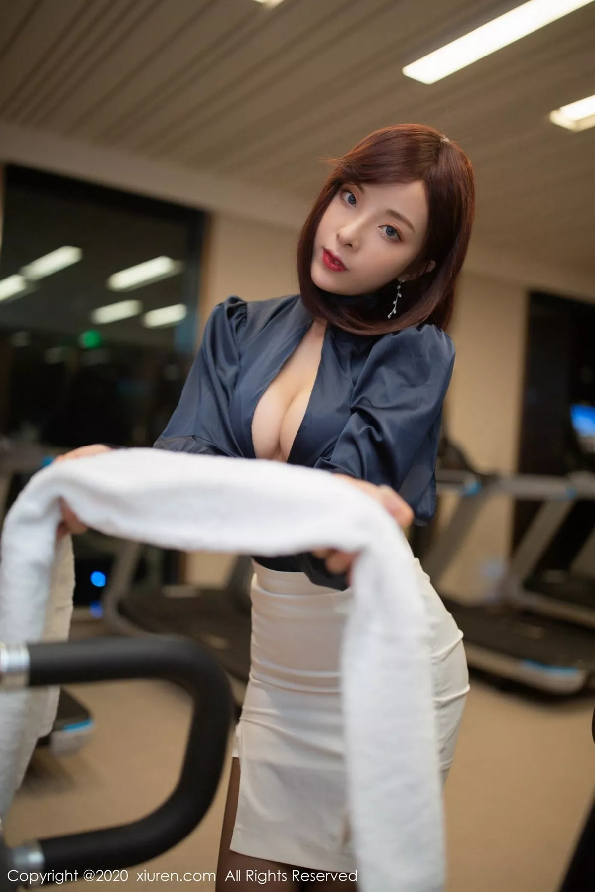 秀人集.com_[XiuRen秀人网]No.2452_嫩模陈小喵私教销售主题半脱露性感内衣配开档黑丝裤袜诱惑写真80P