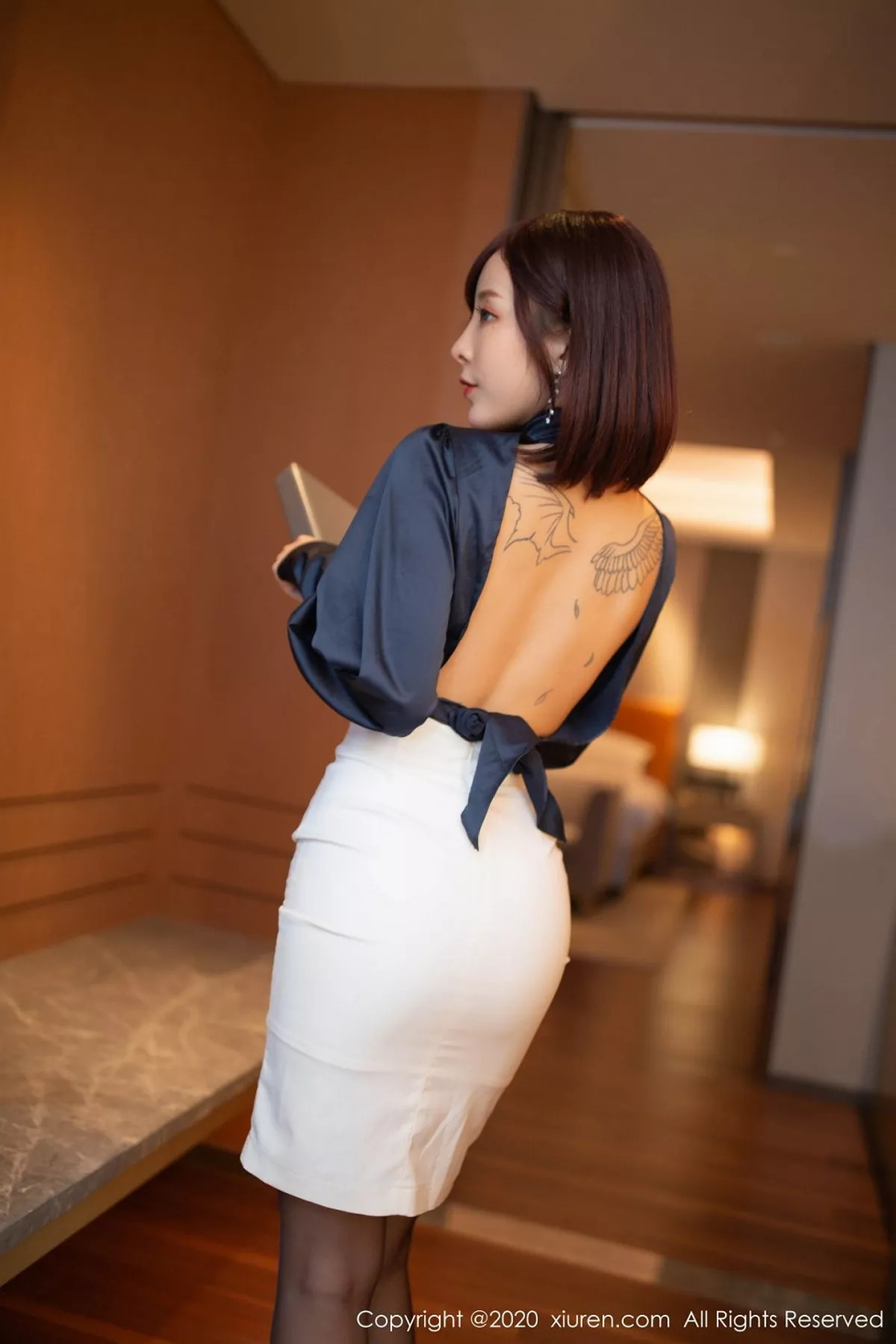 秀人集.com_[XiuRen秀人网]No.2452_嫩模陈小喵私教销售主题半脱露性感内衣配开档黑丝裤袜诱惑写真80P