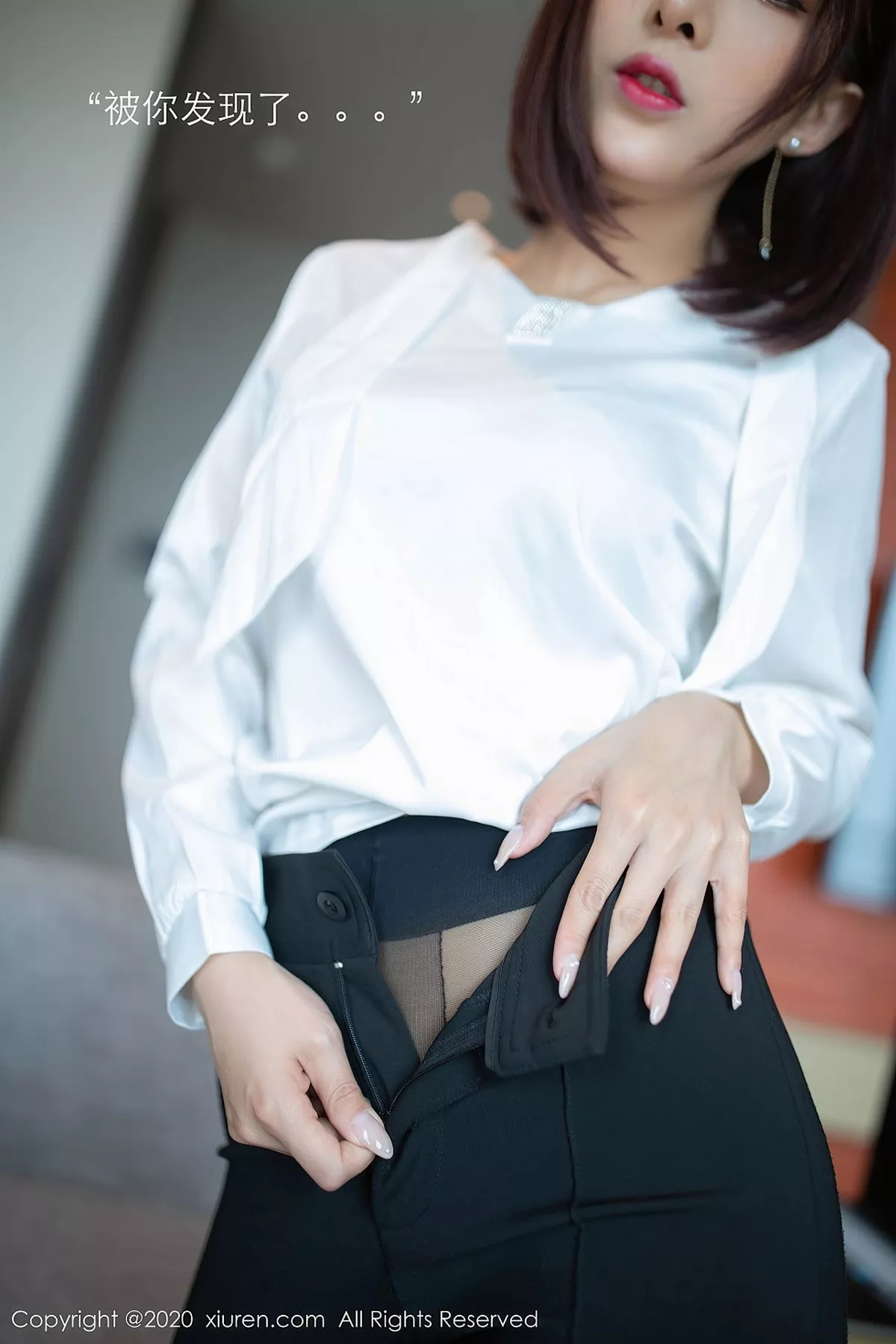 秀人集.com_[XiuRen秀人网]No.2534_嫩模陈小喵员工特别福利主题性感内衣配无内黑丝裤袜诱惑写真47P