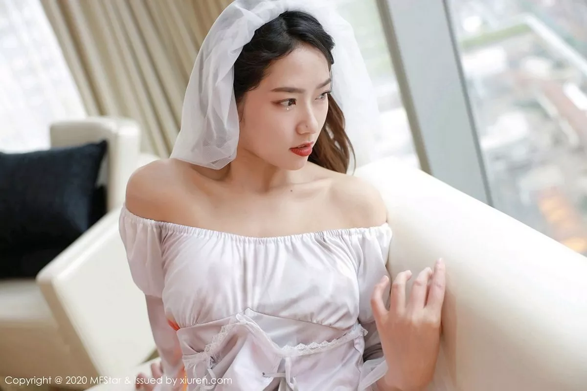 秀人集.com_[MFStar模范学院]Vol.408_嫩模方子萱万圣节鬼新娘主题撩裙露蕾丝内裤诱惑写真61P