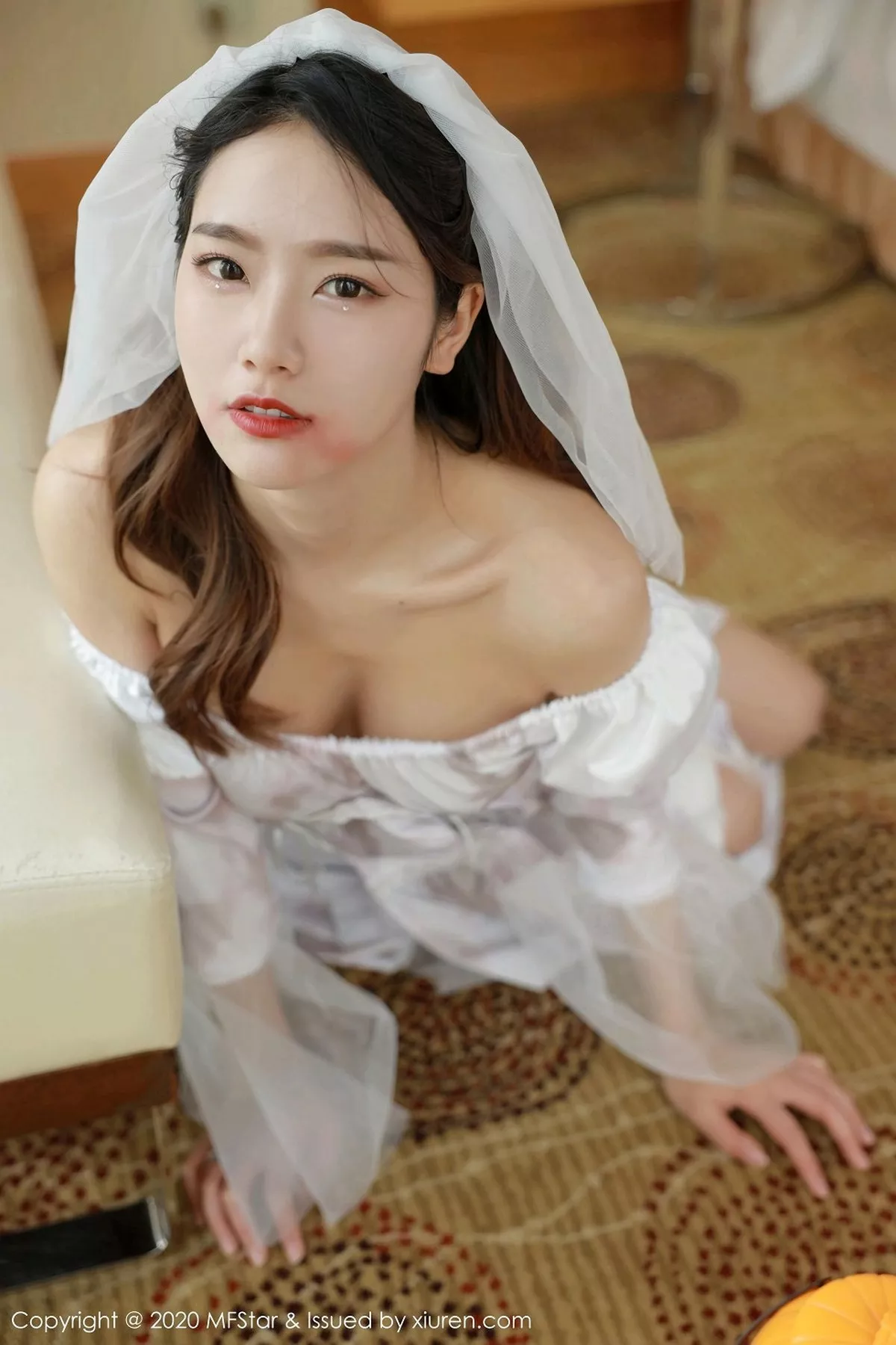 秀人集.com_[MFStar模范学院]Vol.408_嫩模方子萱万圣节鬼新娘主题撩裙露蕾丝内裤诱惑写真61P