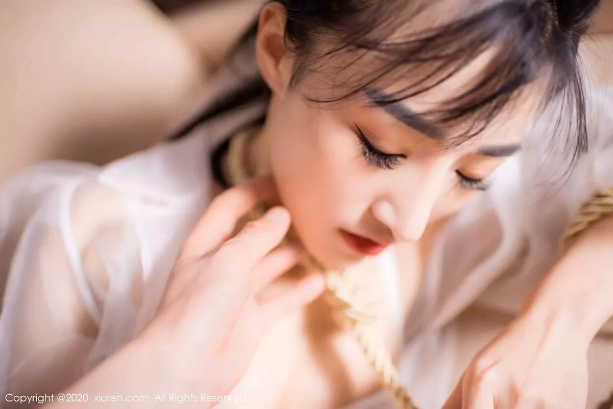 秀人集.com_[XiuRen秀人网]No.2746_嫩模还是陈梵妮绳艺捆绑新娘主题白色吊带蕾丝袜撩人诱惑写真56P