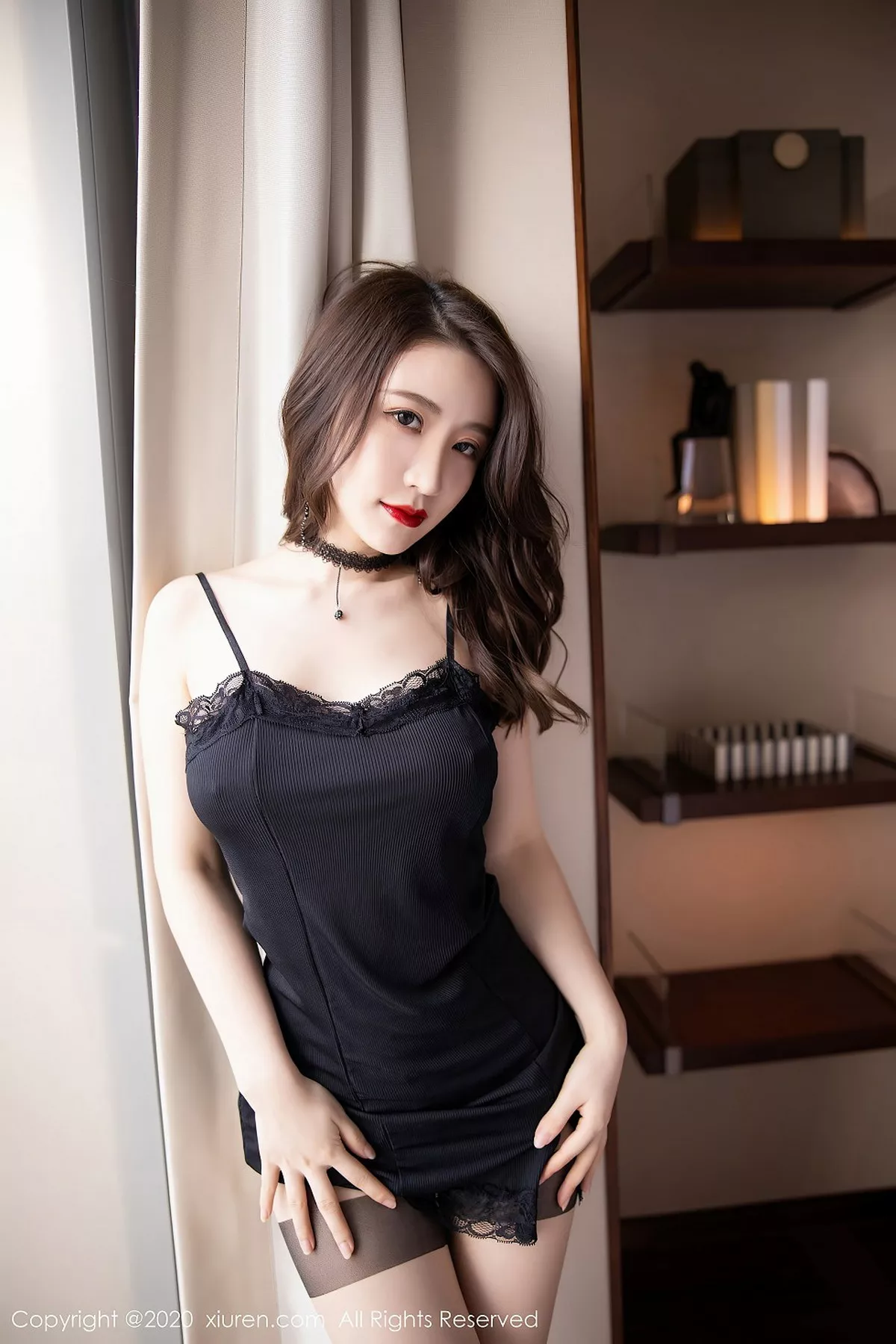 秀人集.com_[XiuRen秀人网]No.2620_女神绯月樱-Chery黑色蕾丝吊裙配蕾丝吊袜秀美腿完美诱惑写真110P