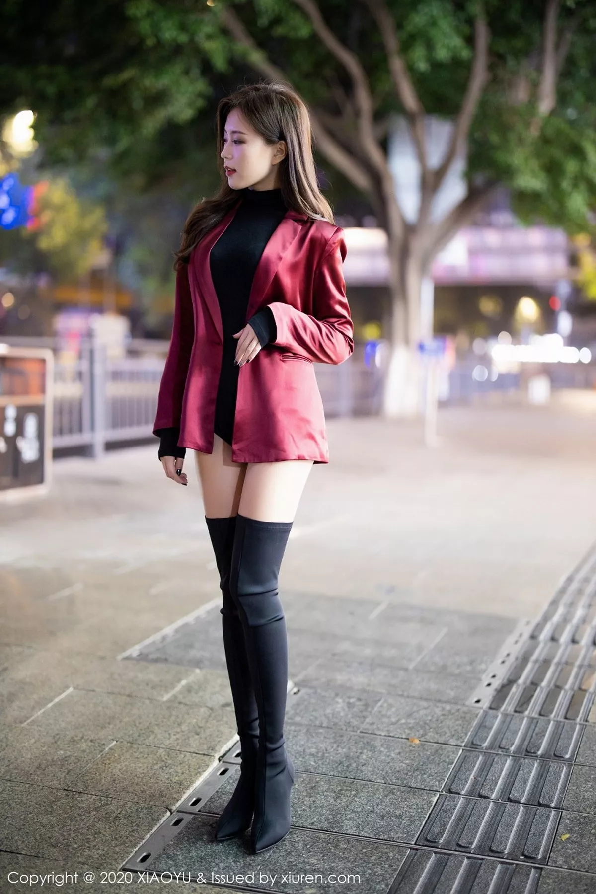 秀人集.com_[XiaoYu画语界]Vol.415_嫩模杨紫嫣Cynthia时尚街拍+私房透视内裤秀翘臀诱惑写真93P