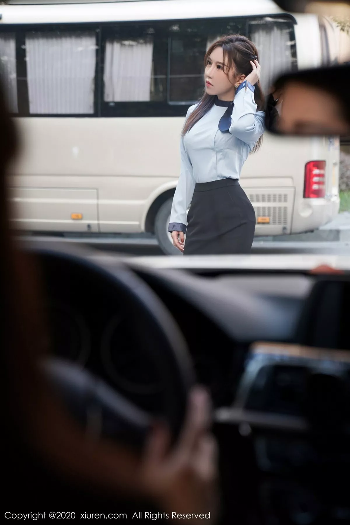 秀人集.com_[XiuRen秀人网]No.2836_嫩模Lucky沈欢欣性感姐妹花魅惑车拍+酒店私房互撩写真合集86P