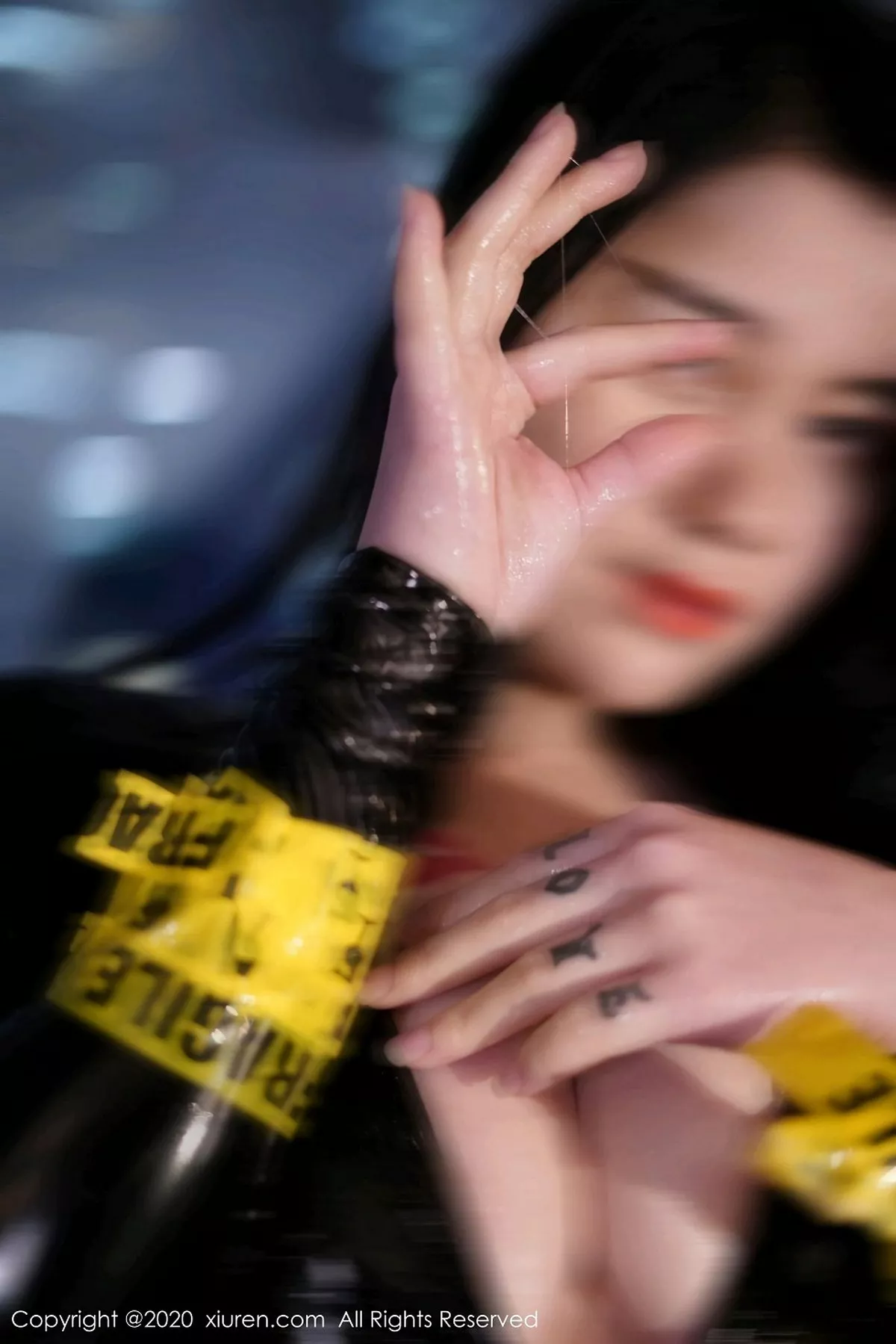 秀人集.com_[XiuRen秀人网]No.2918_嫩模美七Mia情趣连体皮衣制服半开露傲人豪乳惹火诱惑写真46P