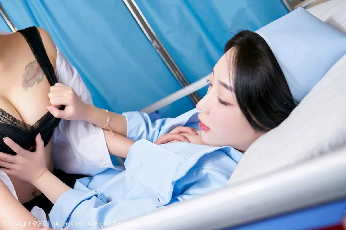 秀人集.com_[XiuRen秀人网]No.3060_嫩模九月生＆林子欣心愿旅拍医生护士剧情主题床上撩人诱惑写真85P