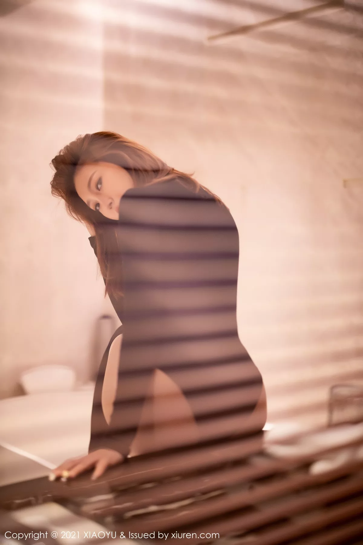 秀人集.com_[XiaoYu画语界]Vol.483_女神冯木木LRIS私房浴室黑色连体衣秀完美身材魅惑写真86P