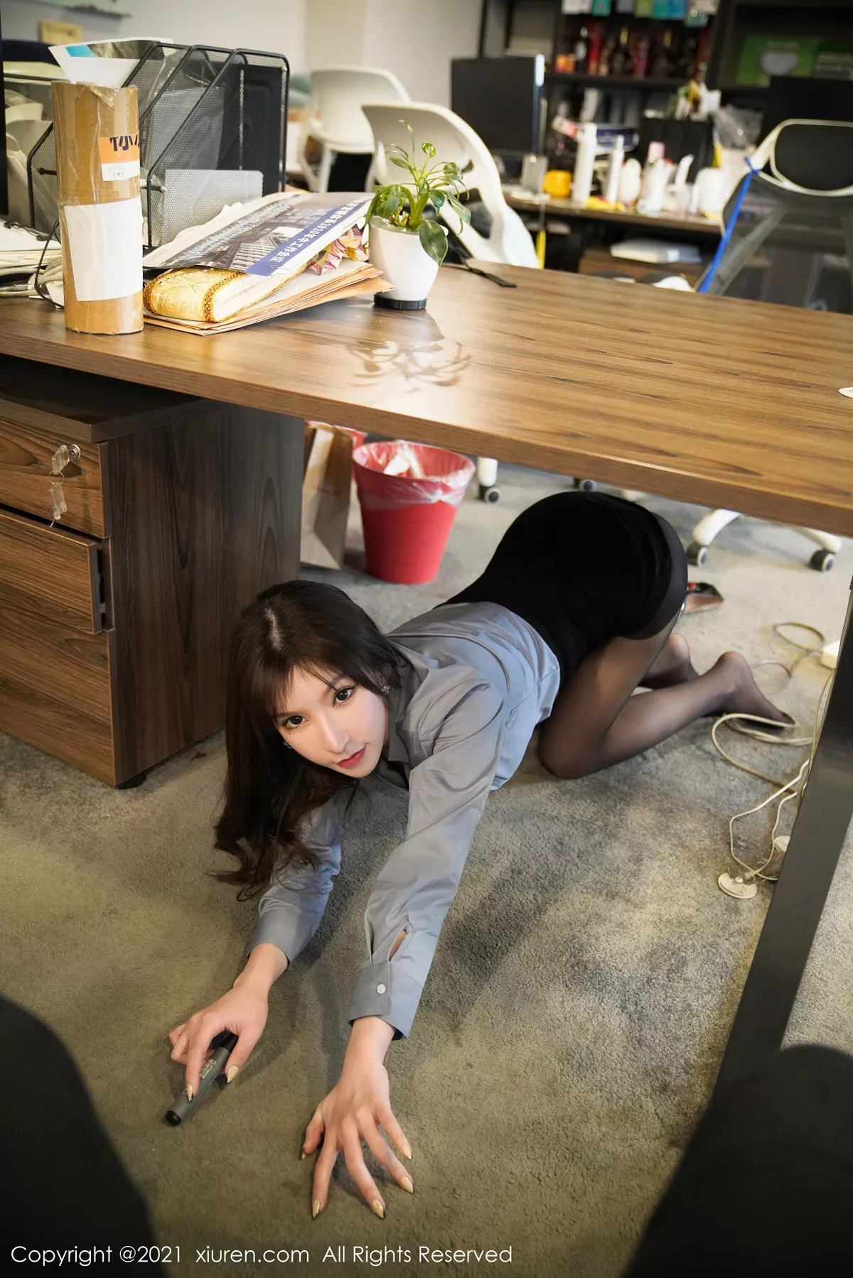 秀人集.com_[XiuRen秀人网]No.3203_嫩模周于希消防培训剧情主题衬衣下性感黑色内衣完美诱惑写真103P