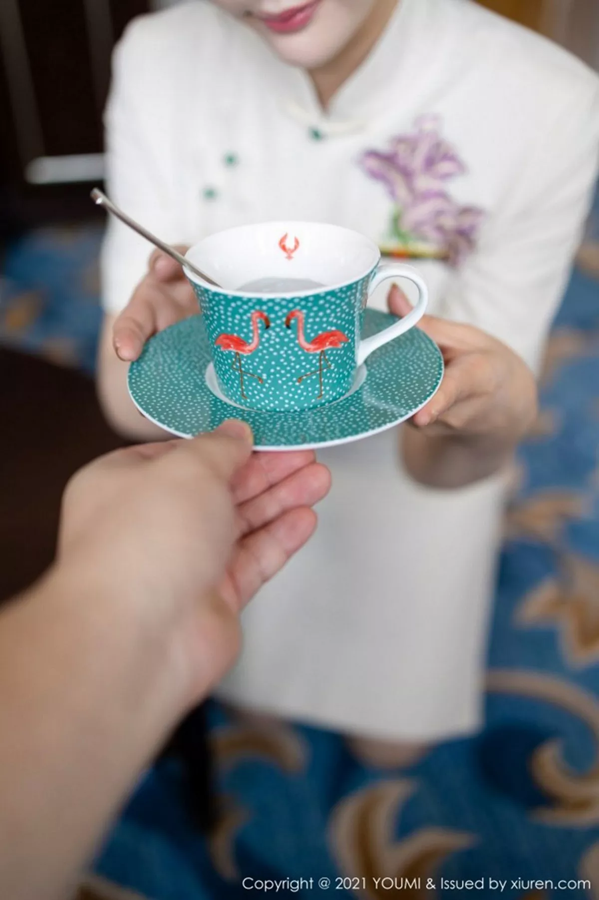 秀人集.com_[YouMi尤蜜荟]Vol.603_嫩模允爾剧情空姐女友主题床上蕾丝内衣配肉丝裤袜诱惑写真92P