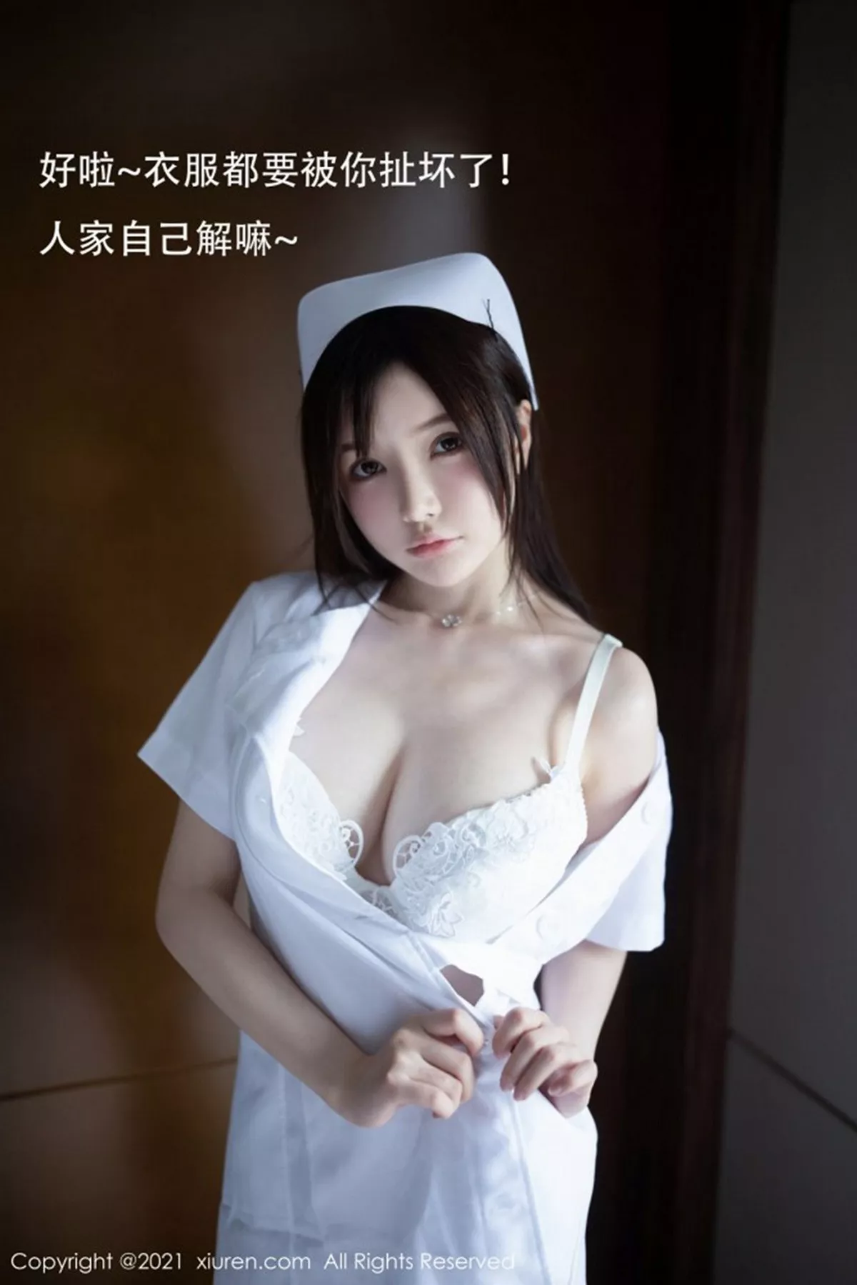 秀人集.com_[XiuRen秀人网]No.3114_女神糯美子Mini洁白护士制服主题私房蕾丝内衣秀豪乳翘臀诱惑写真54P