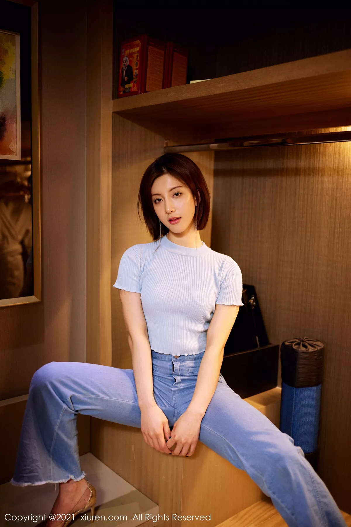 秀人集.com_[XiuRen秀人网]No.3229_嫩模林文文yooki牛仔裤主题私房半脱露性感内衣高挑身材诱惑写真60P