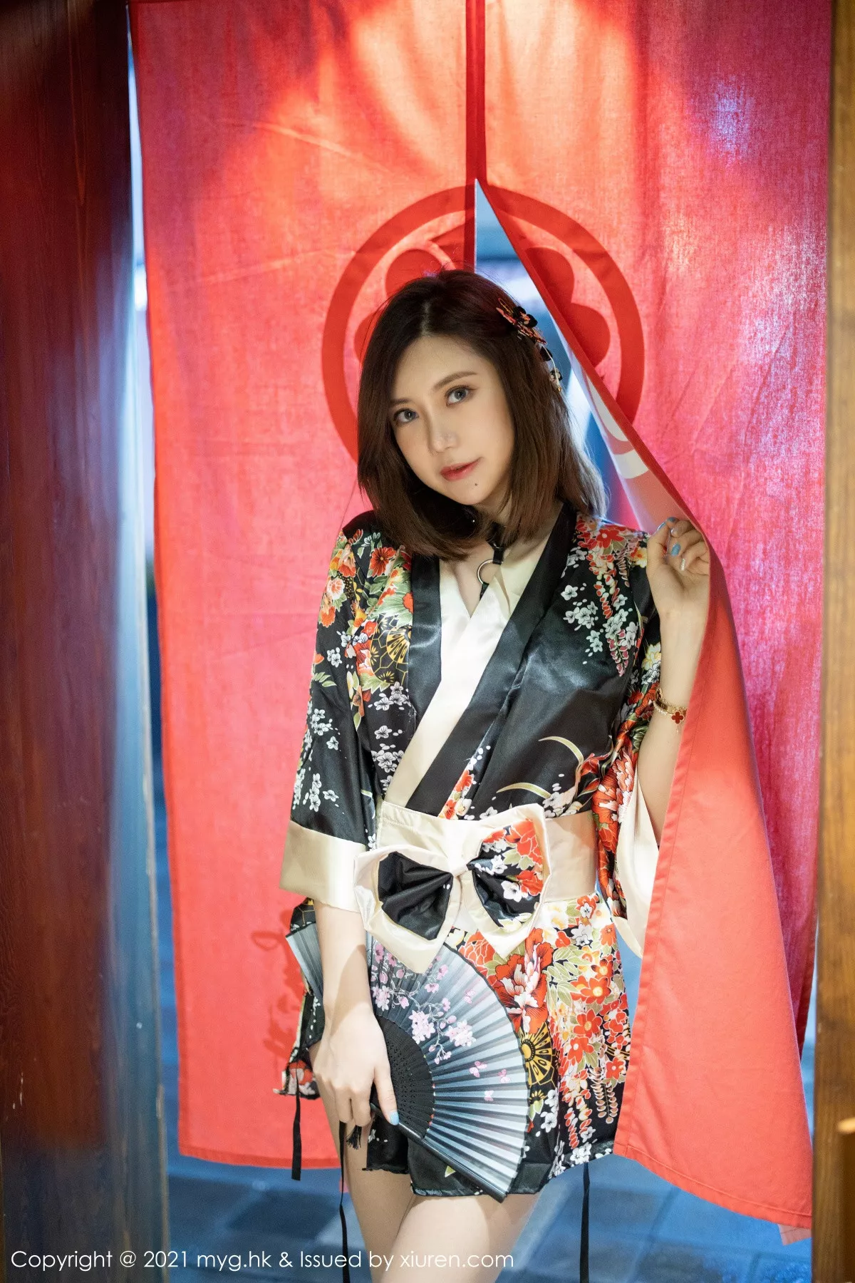 秀人集.com_[MyGirl美媛馆]Vol.501_女神绮里嘉Carina约会男友剧情主题黑色情趣内衣惹火诱惑写真73P