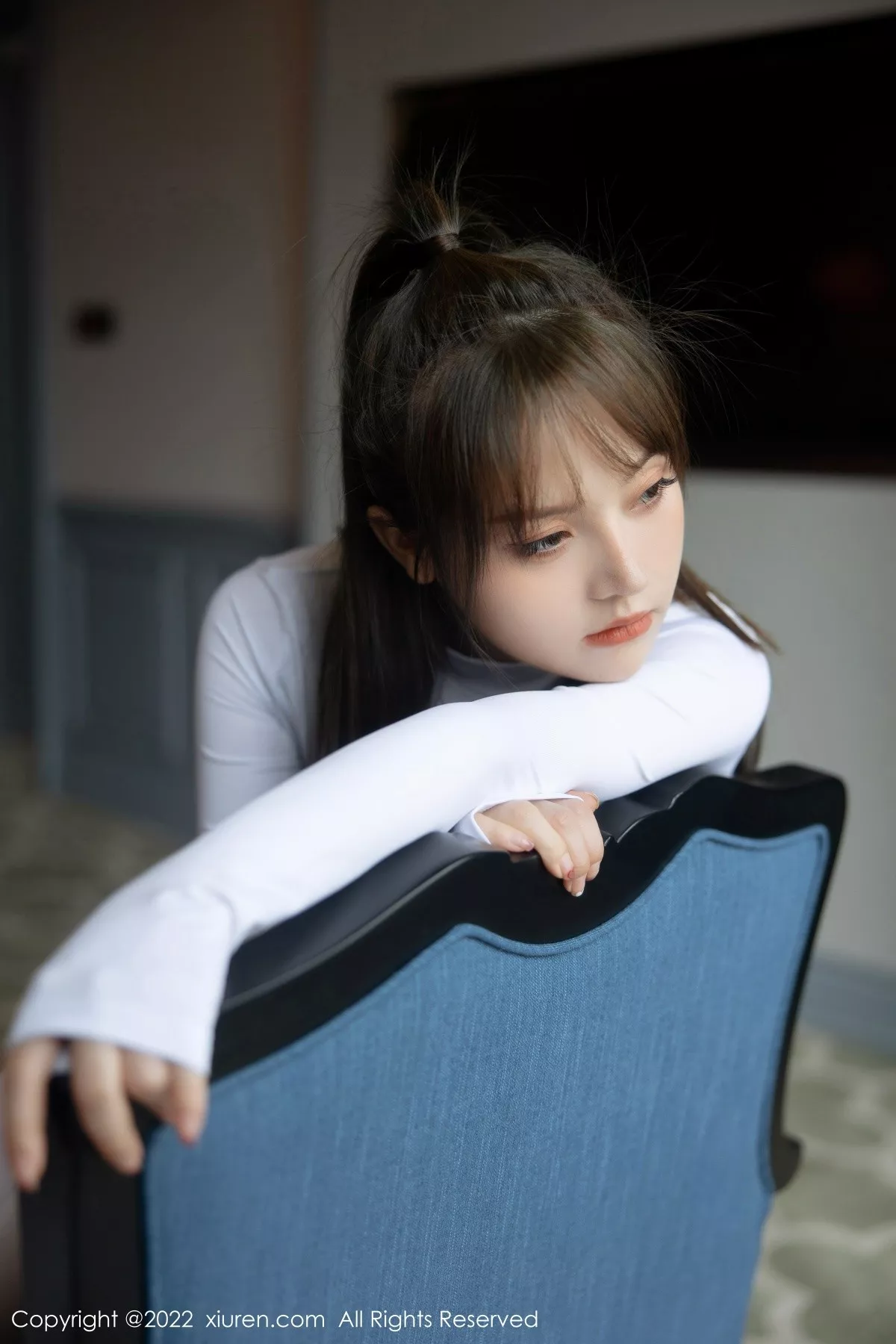 秀人集.com_[XiuRen秀人网]No.5304_模特豆瓣酱私房性感白色轻透服饰配白丝袜秀丰满身材诱惑写真87P