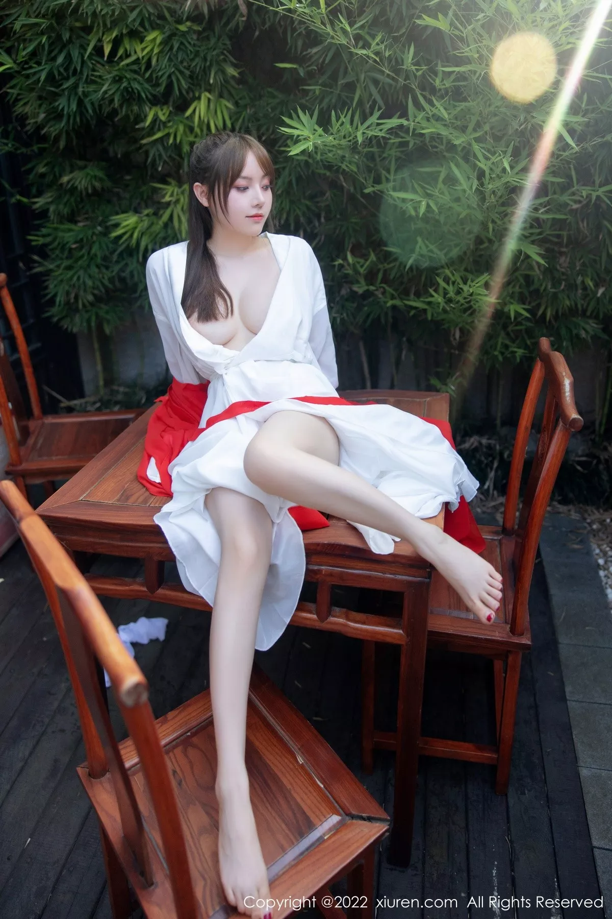 秀人集.com_[XiuRen秀人网]No.5414_模特豆瓣酱性感红色唐韵古装服饰半脱露傲人豪乳惹火诱惑写真80P