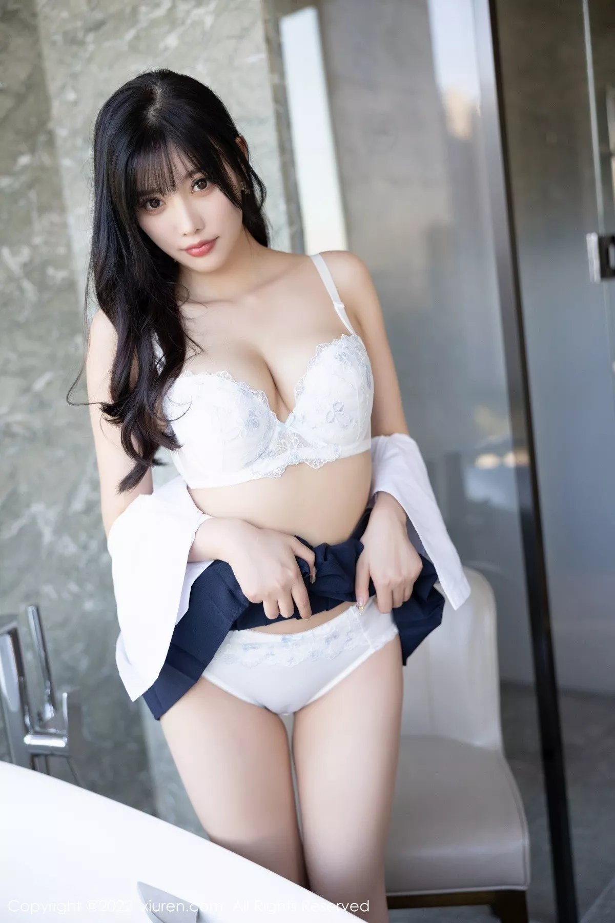 秀人集.com_[XiuRen秀人网]No.5338_女神杨晨晨Yome清爽学妹制服露蕾丝内衣秀完美身材诱惑写真82P