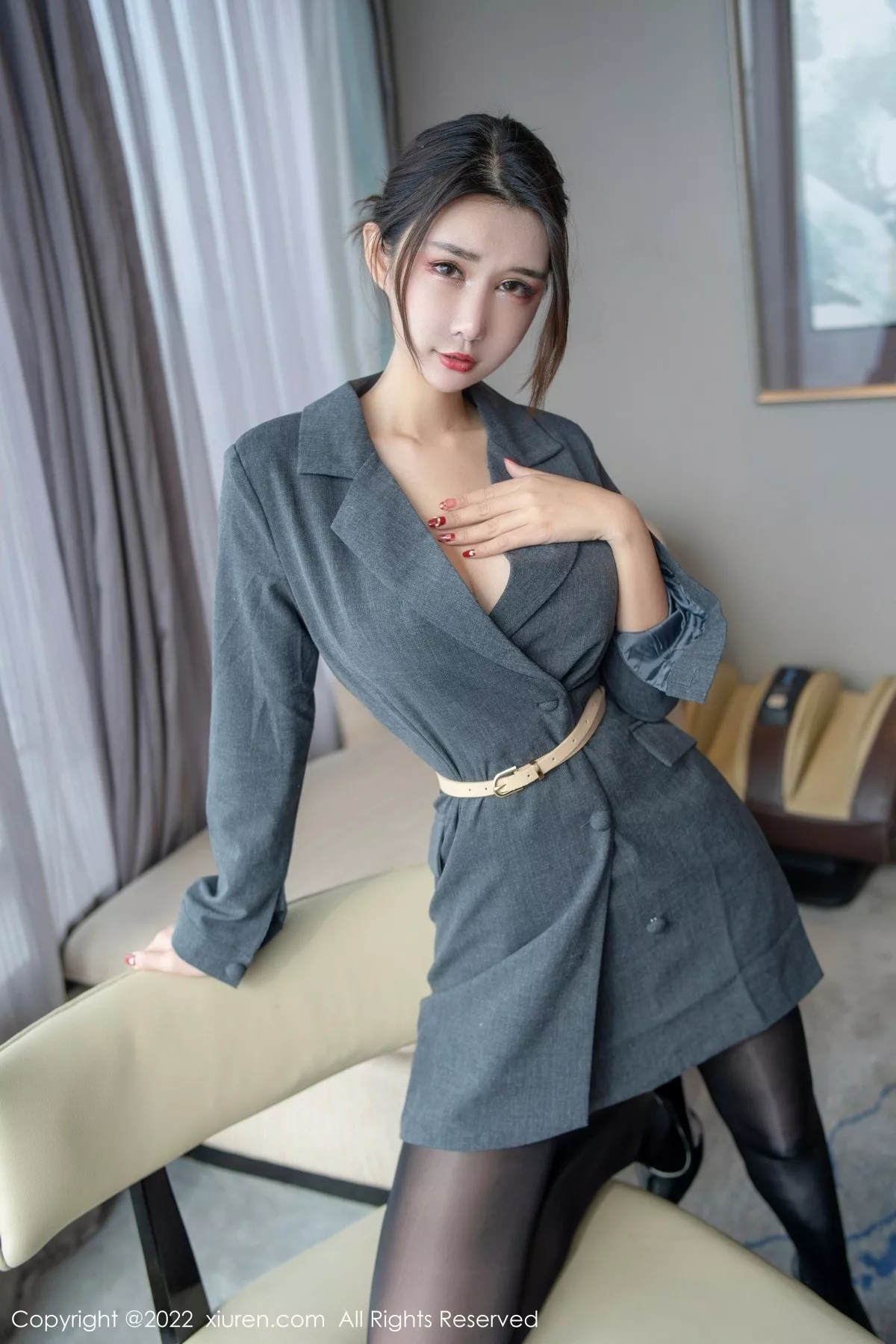 秀人集.com_[XiuRen秀人网]No.5332_模特夏沫沫tifa私房半脱露黑色连体丝袜秀完美身材撩人诱惑写真66P