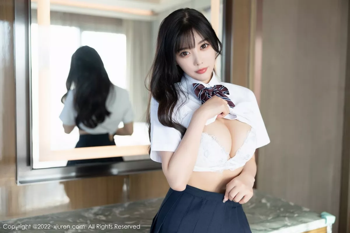 秀人集.com_[XiuRen秀人网]No.5338_女神杨晨晨Yome清爽学妹制服露蕾丝内衣秀完美身材诱惑写真82P