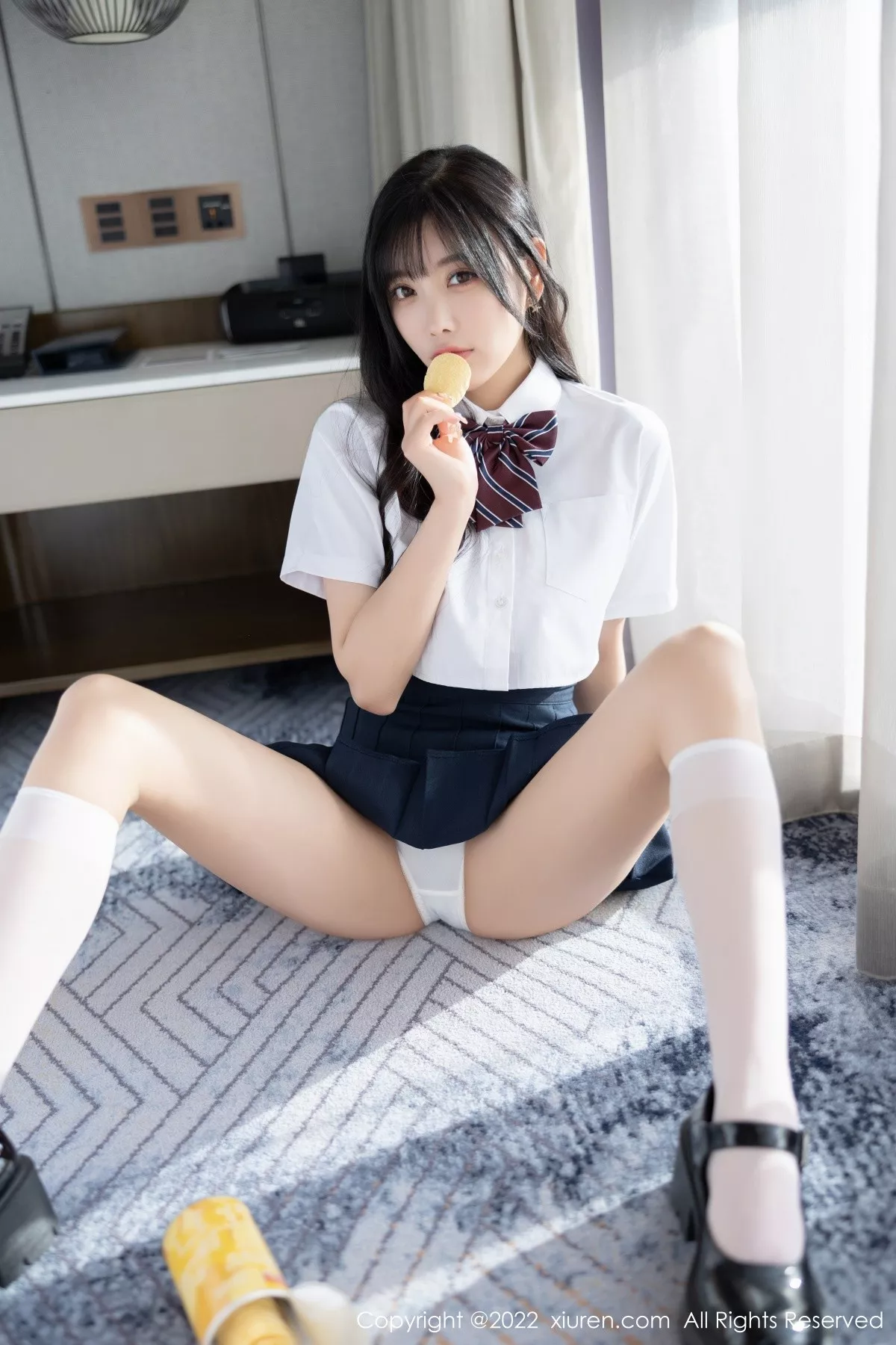 秀人集.com_[XiuRen秀人网]No.5338_女神杨晨晨Yome清爽学妹制服露蕾丝内衣秀完美身材诱惑写真82P