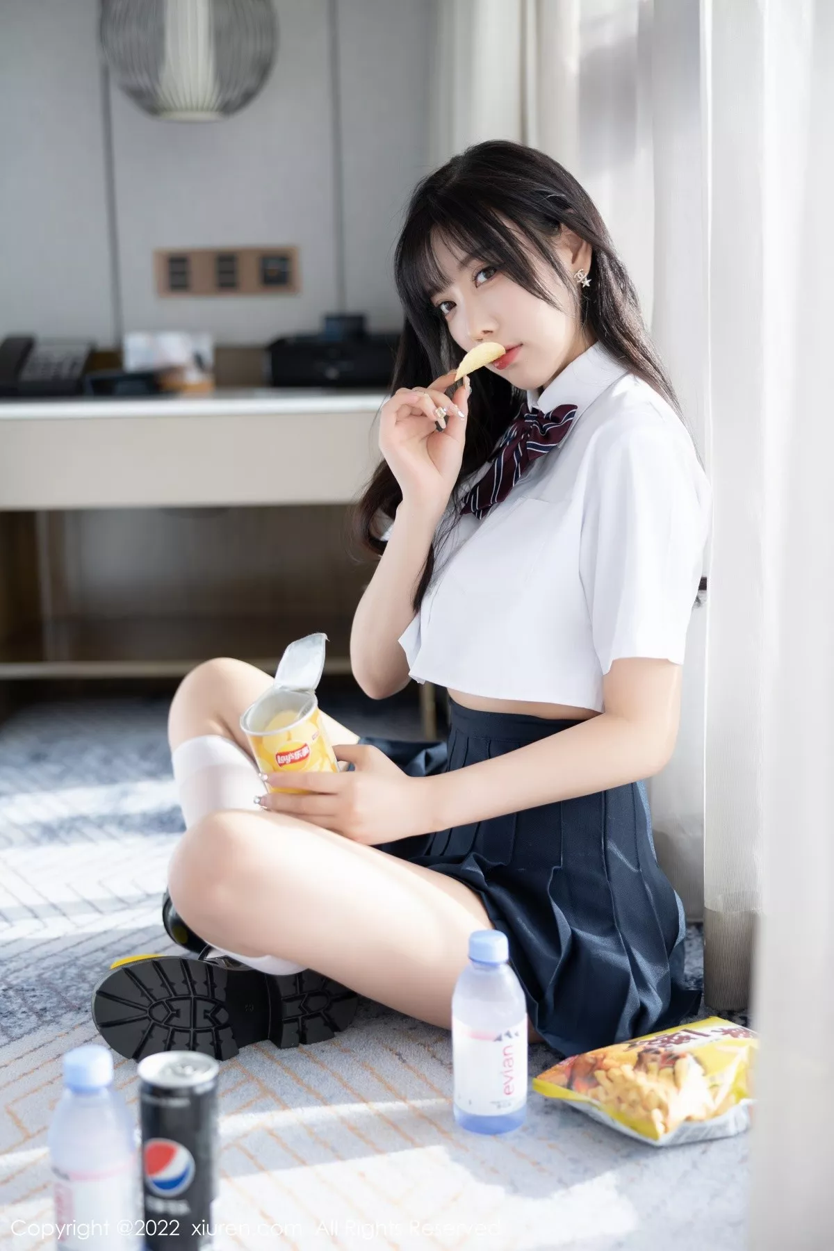 秀人集.com_[XiuRen秀人网]No.5338_女神杨晨晨Yome清爽学妹制服露蕾丝内衣秀完美身材诱惑写真82P