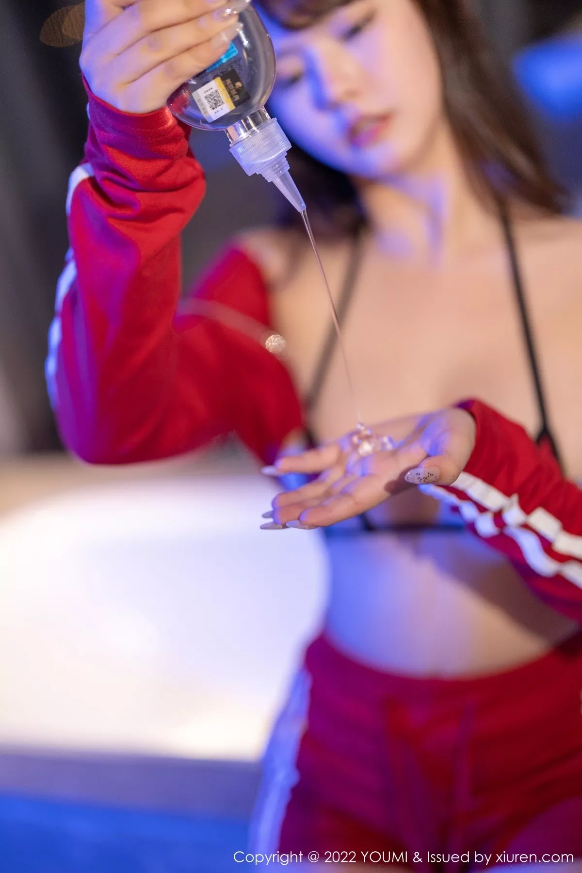 秀人集.com_[YouMi尤蜜荟]Vol.836_模特张思允Nice私房浴室脱性感红色运动服秀丰满身材诱惑写真95P