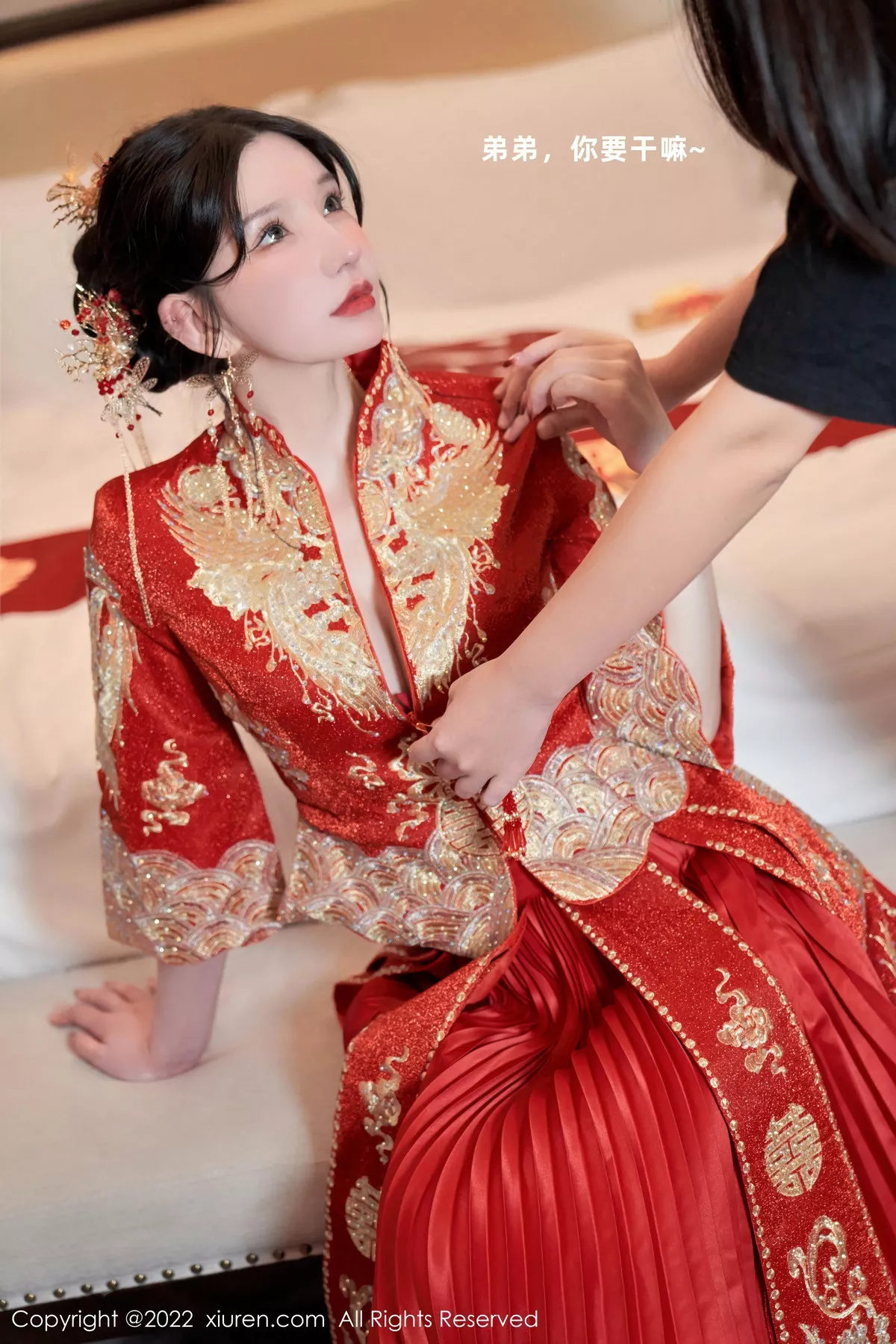 秀人集.com_[XiuRen秀人网]No.5675_女神周于希Sally私房脱新娘装露红色蕾丝内衣超薄肉丝诱惑写真80P