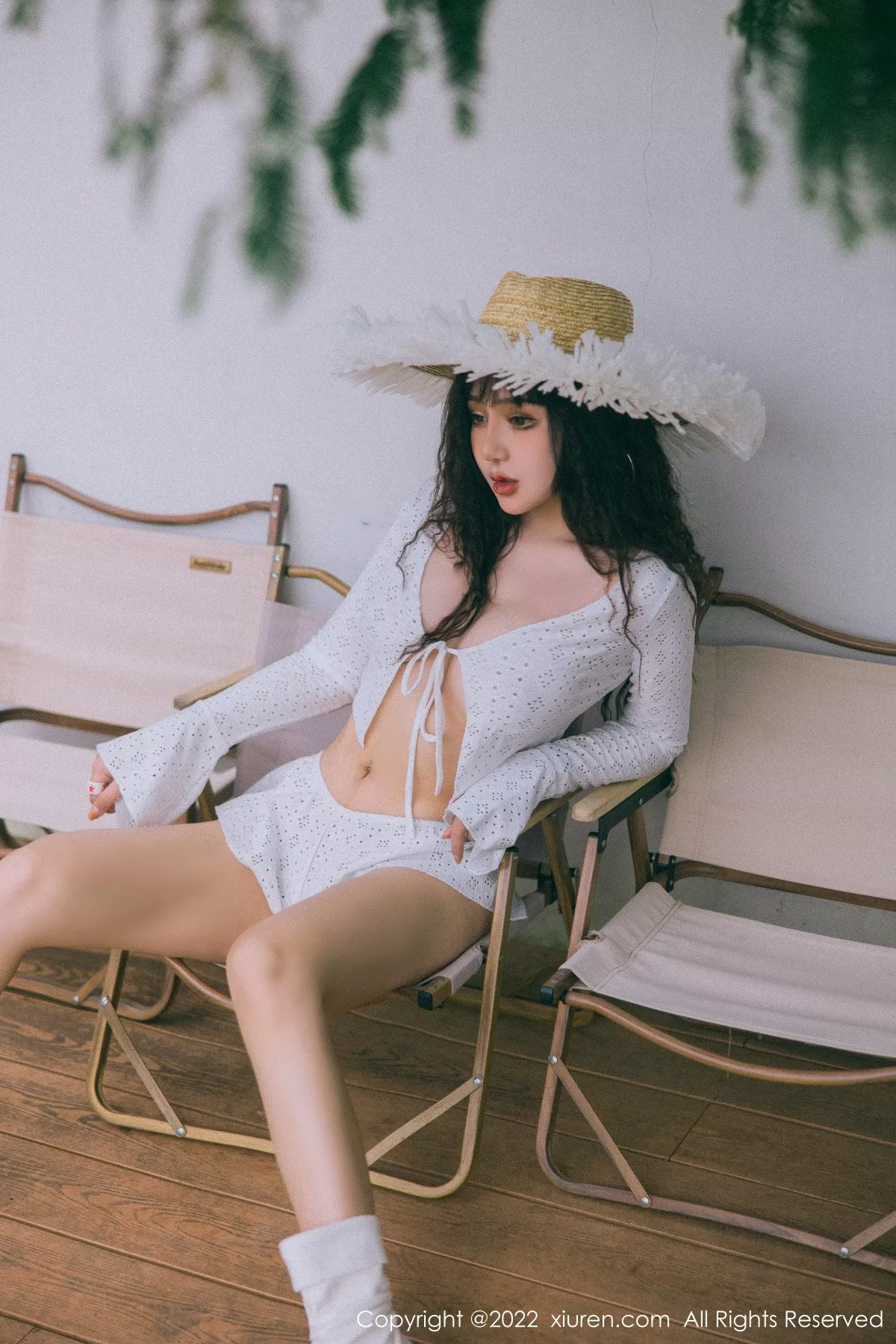 秀人集.com_[XiuRen秀人网]No.5683_模特文静儿户外性感白色缕空服饰秀魔鬼身材浑圆翘臀诱惑写真84P
