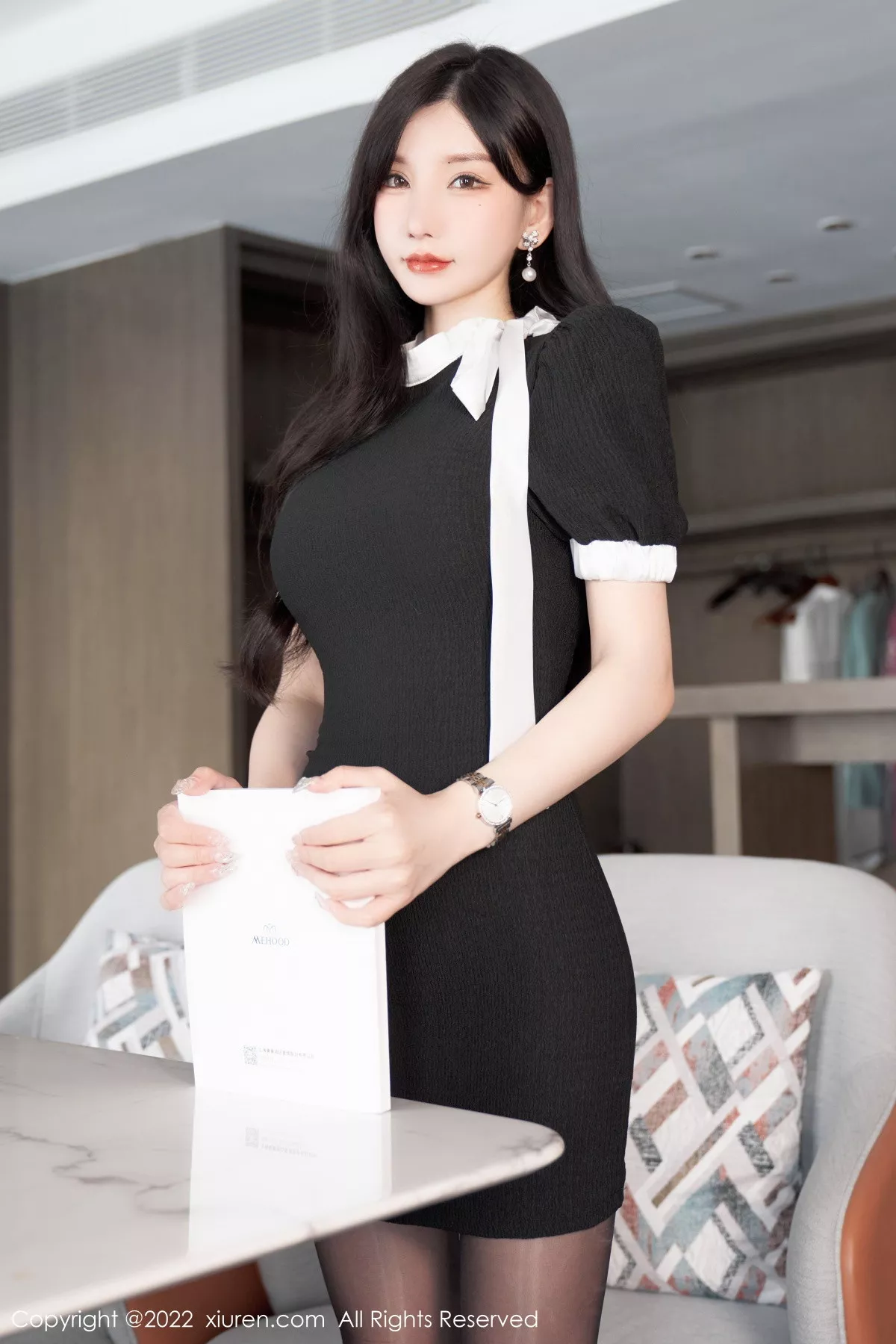 秀人集.com_[XiuRen秀人网]No.5848_女神周于希Sally私房性感蓝色蕾丝内衣配超薄闪亮黑丝魅惑写真102P