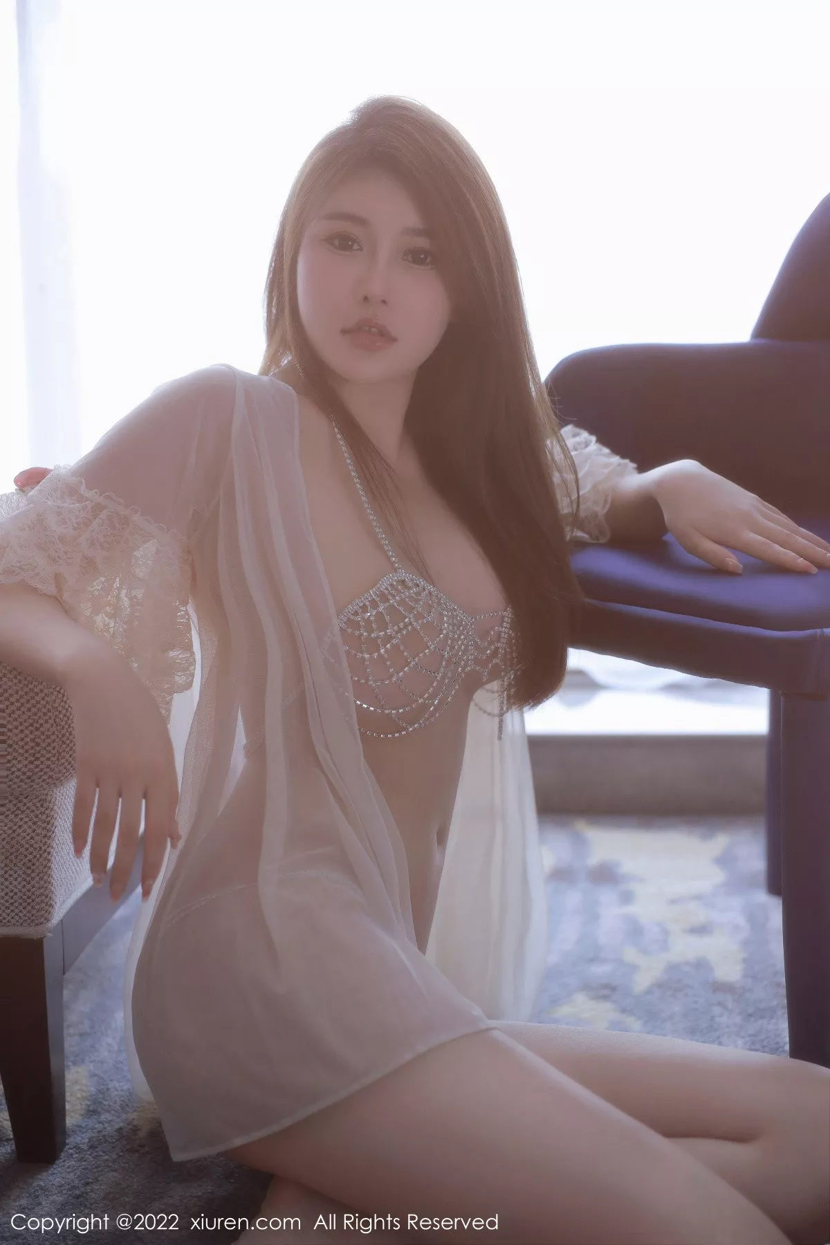 秀人集.com_[XiuRen秀人网]No.5761_模特甜妮私房轻透薄纱服露镶钻吊坠式内衣秀火辣身材诱惑写真60P