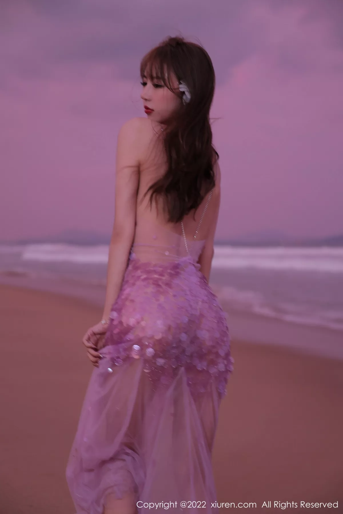 秀人集.com_[XiuRen秀人网]No.5890_模特tina_甜仔海南旅拍沙滩场景粉色真空裙秀凹凸身材诱惑写真53P