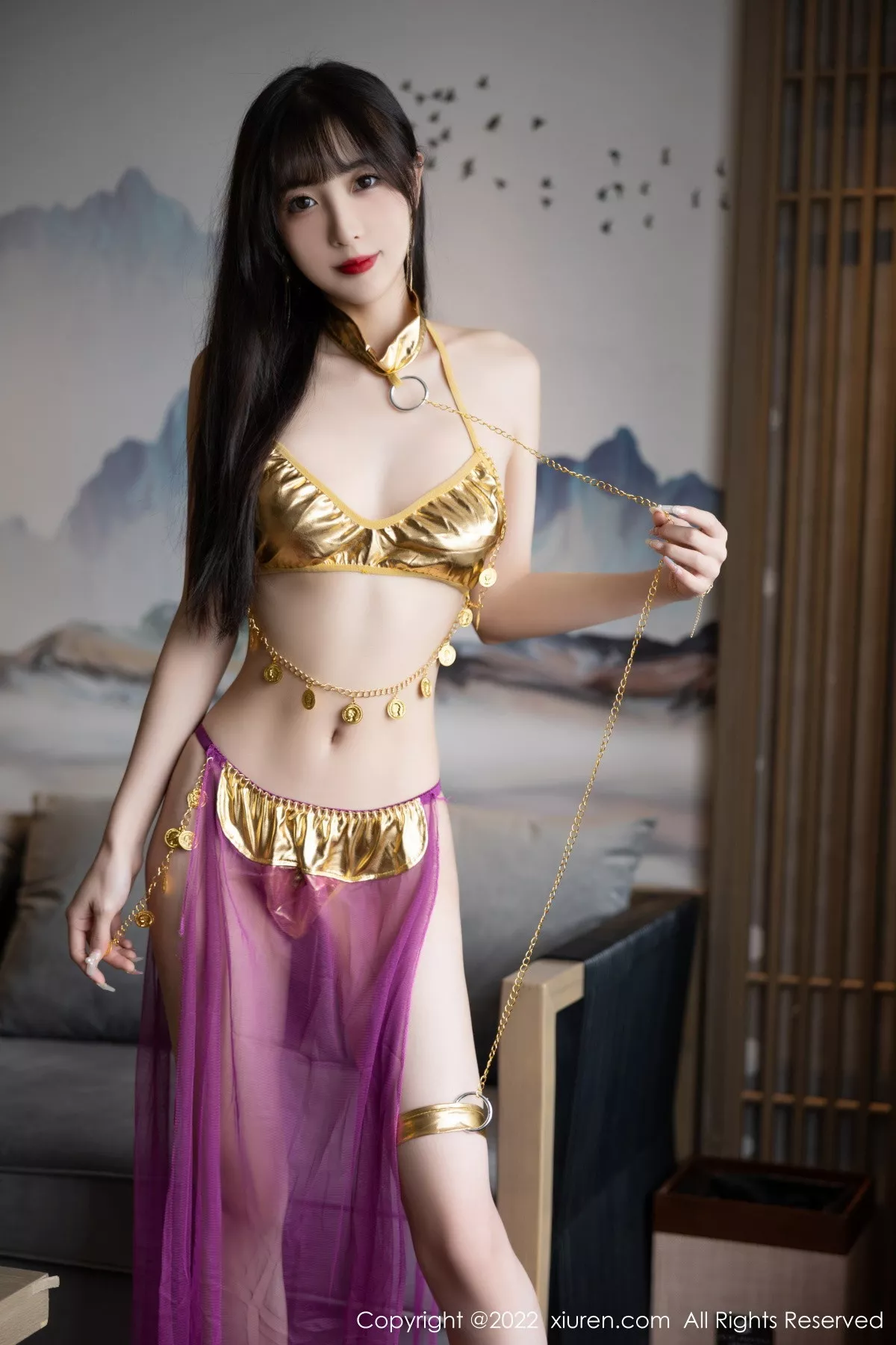 秀人集.com_[XiuRen秀人网]No.5901_模特林星阑私房性感红色薄纱配金色比基尼秀曼妙身姿诱惑写真71P