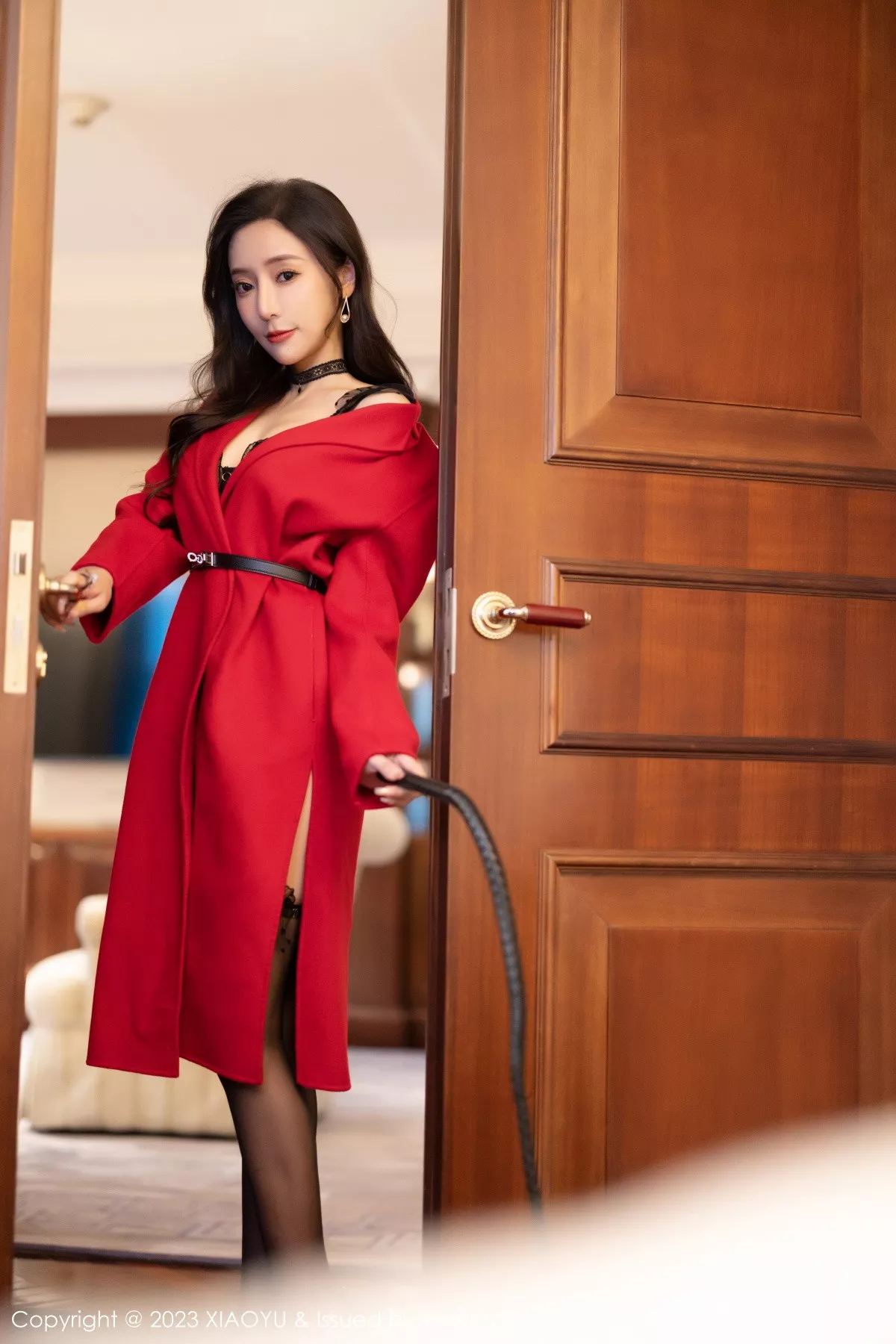 秀人集.com_[XiaoYu画语界]Vol.945_女神王馨瑶yanni性感红外衣露黑色蕾丝内衣秀完美身材诱惑写真82P