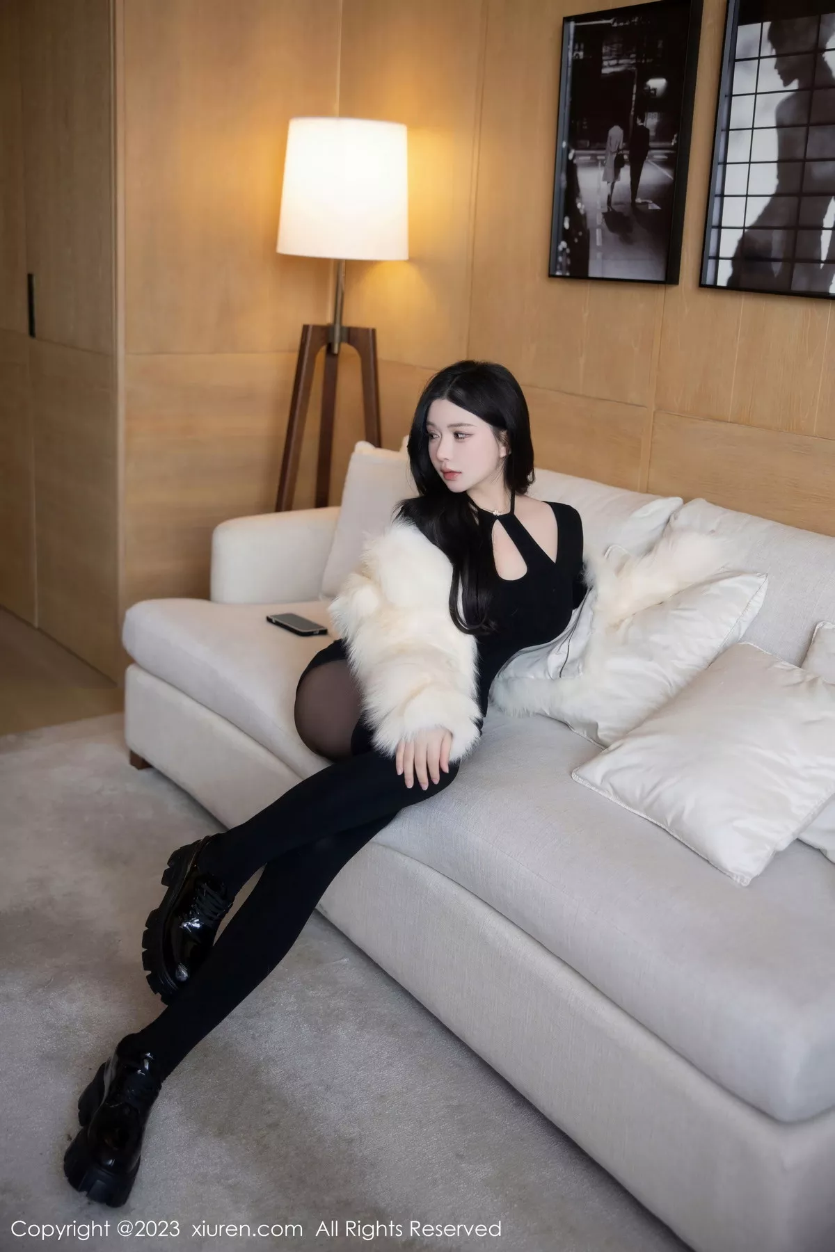 秀人集.com_[XiuRen秀人网]No.6212_模特林珊珊黑色收身服饰露性感黑色轻透蕾丝内衣极致诱惑写真81P