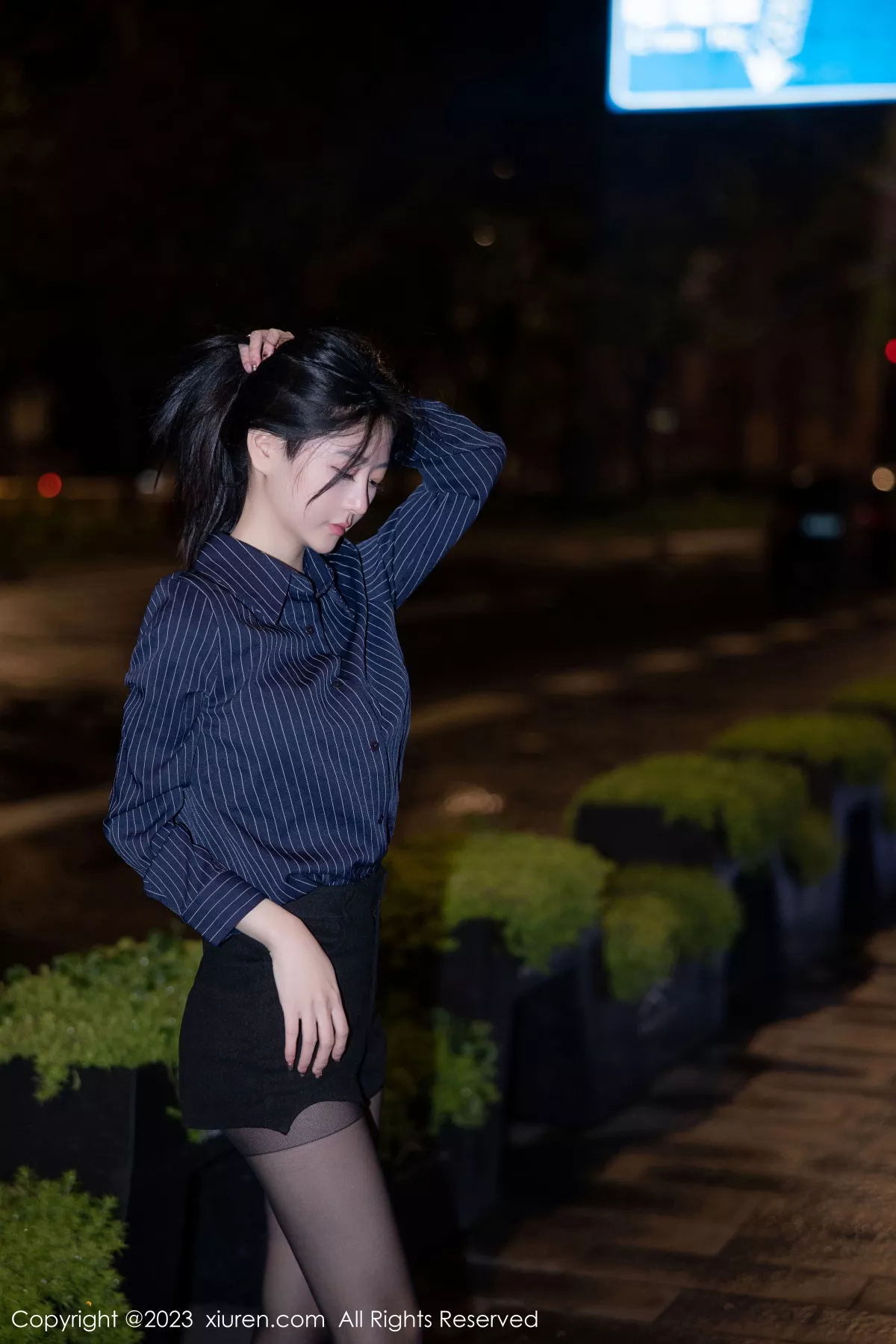 秀人集.com_[XiuRen秀人网]No.6246_模特谢小蒽宾馆性感OL装扮半脱露性感黑色蕾丝内衣撩人诱惑写真87P