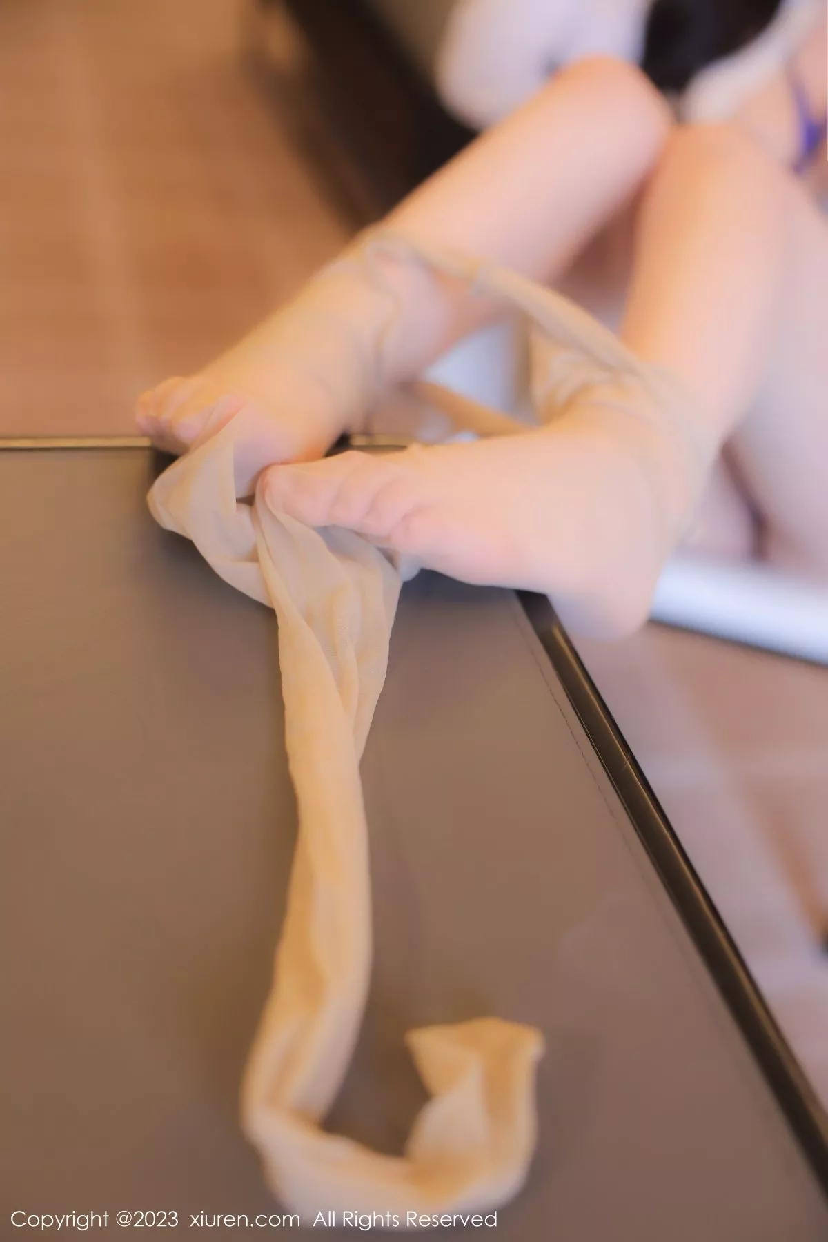 秀人集.com_[XiuRen秀人网]No.6247_模特林珊珊性感白T配黑短裙露浅黄色内衣开档肉丝完美诱惑写真97P