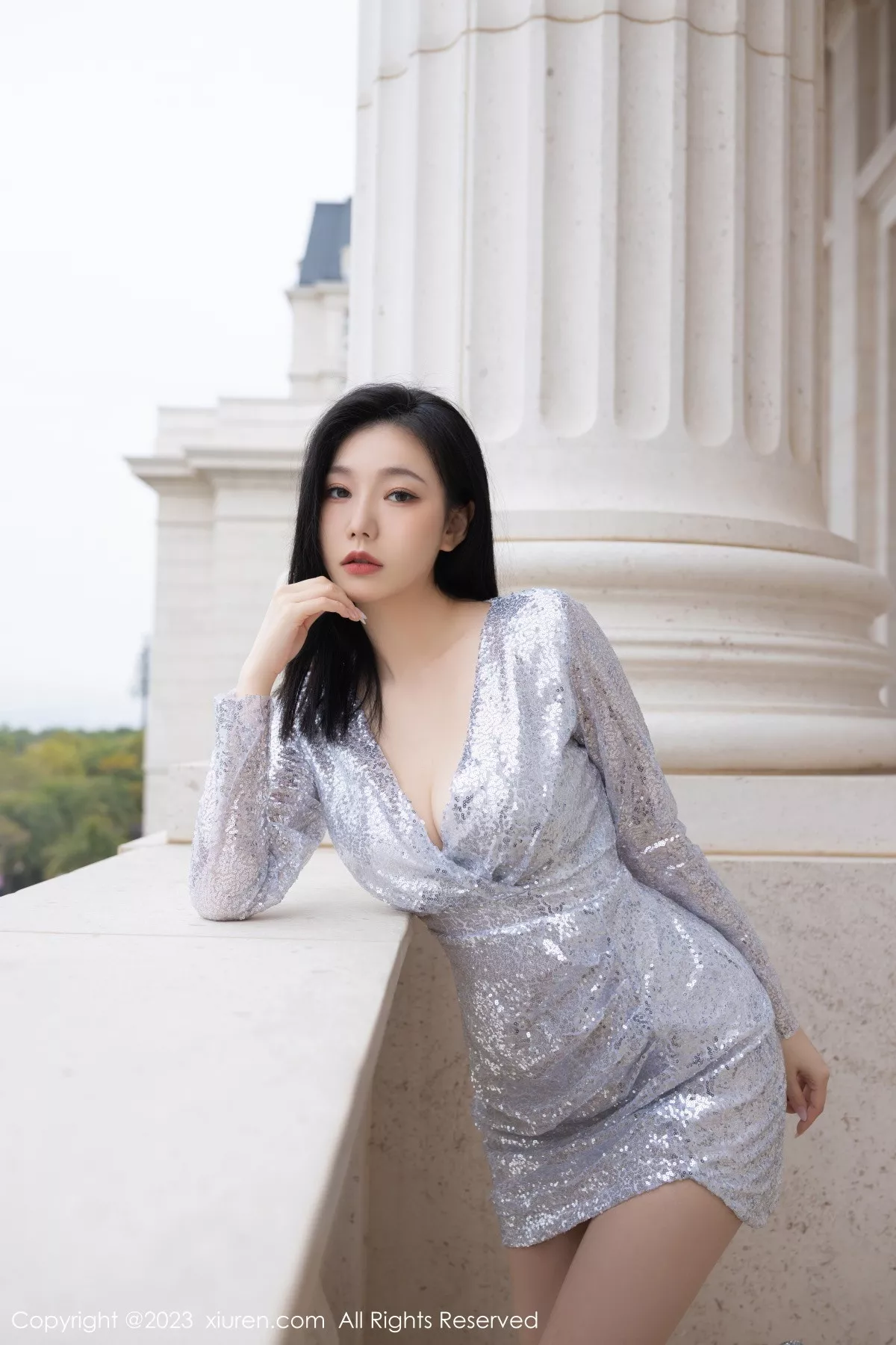 秀人集.com_[XiuRen秀人网]No.6264_模特安然anran脱银灰色连衣短裙露性感内衣秀完美身材诱惑写真80P