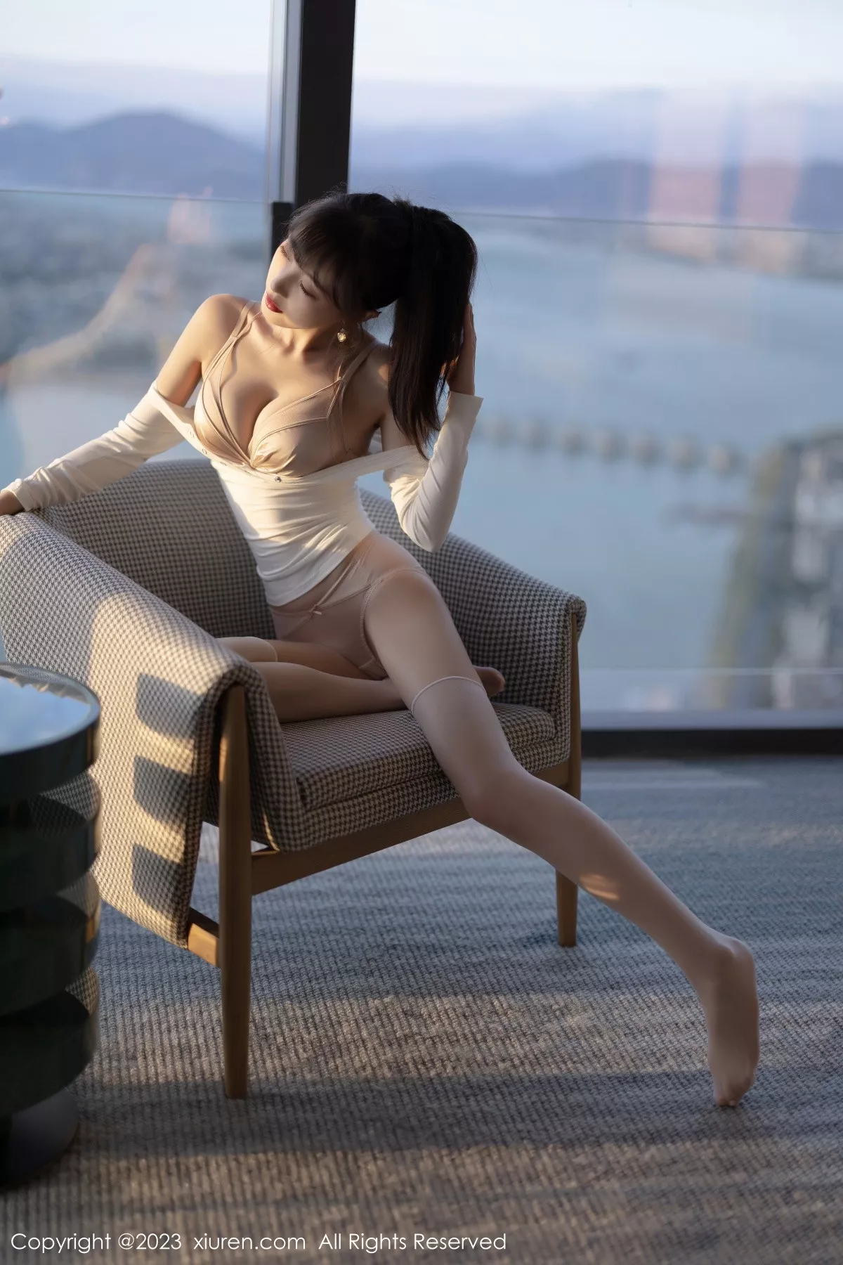 秀人集.com_[XiuRen秀人网]No.6263_模特林星阑白色上衣配粉色短裙露性感内衣秀曼妙身材诱惑写真85P