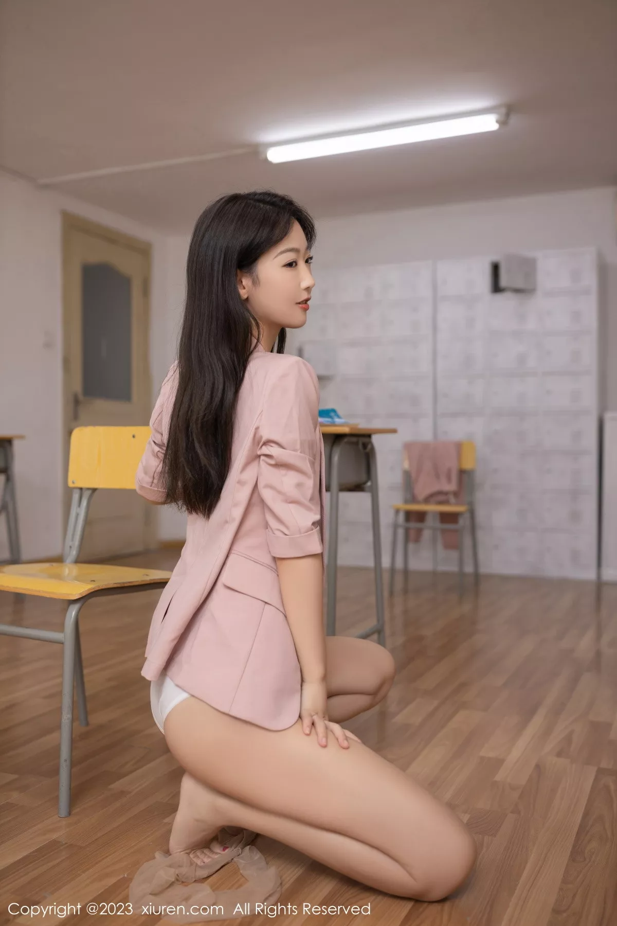 秀人集.com_[XiuRen秀人网]No.6179_模特唐安琪教师角色扮演性感轻透内衣配开档肉丝迷人诱惑写真82P