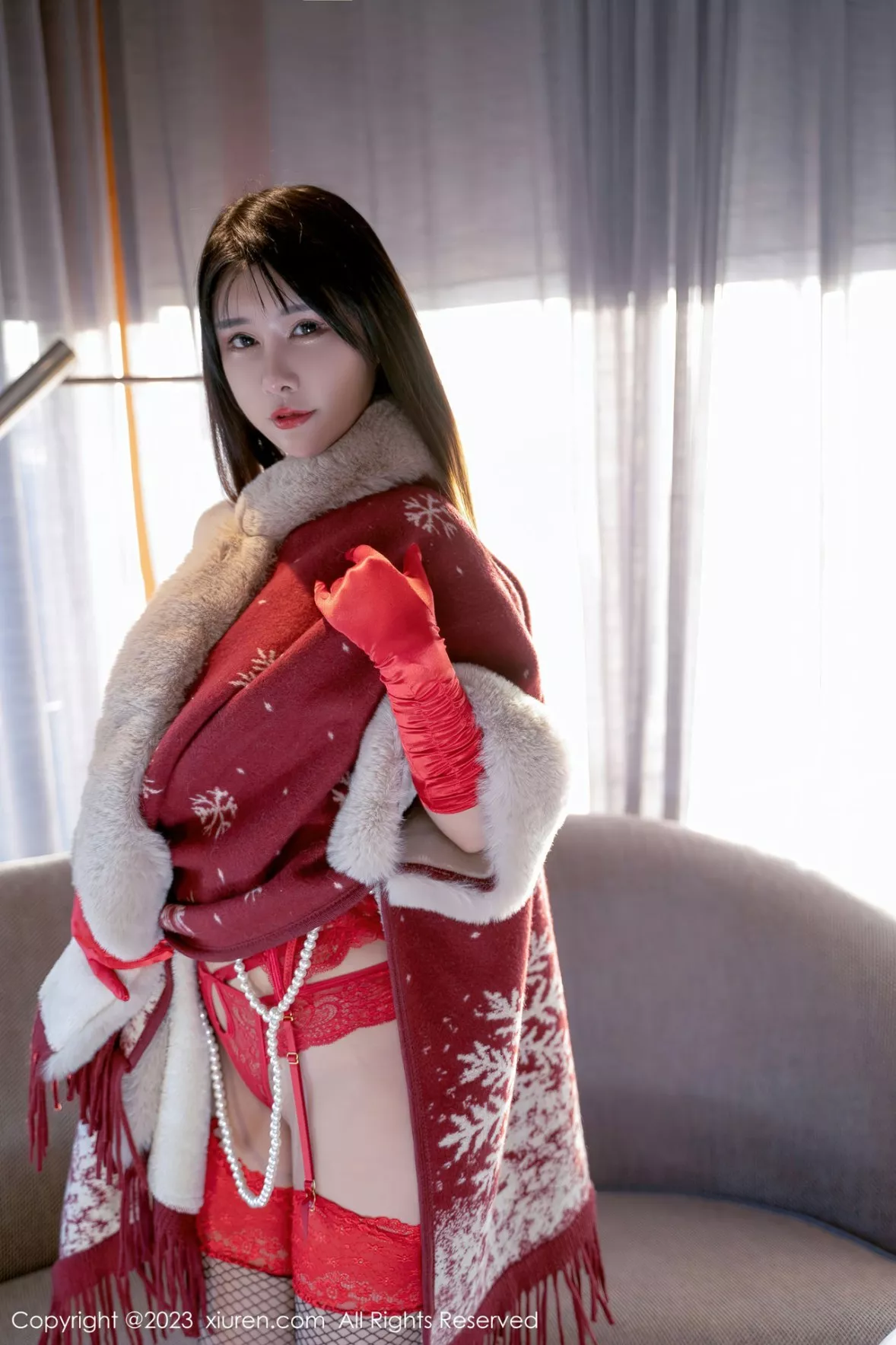 秀人集.com_[XiuRen秀人网]No.6188_模特夏沫沫tifa阳朔旅拍性感红色情趣内衣配黑丝吊袜诱惑写真62P