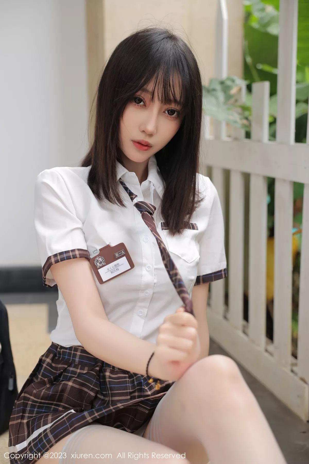 秀人集.com_[XiuRen秀人网]No.6292_模特玥儿玥er性感学妹制服半脱露豹纹内衣秀完美身材诱惑写真67P