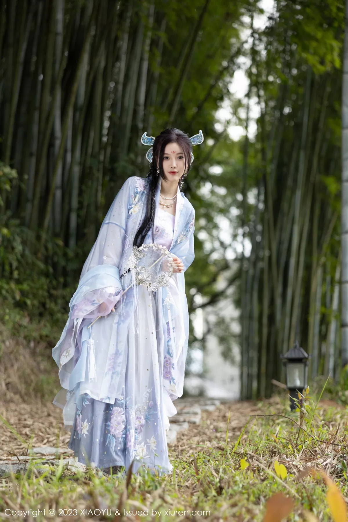 秀人集.com_[XiaoYu画语界]Vol.970_女神杨晨晨Yome脱淡蓝紫色古装服露白色蕾丝内衣完美诱惑写真91P