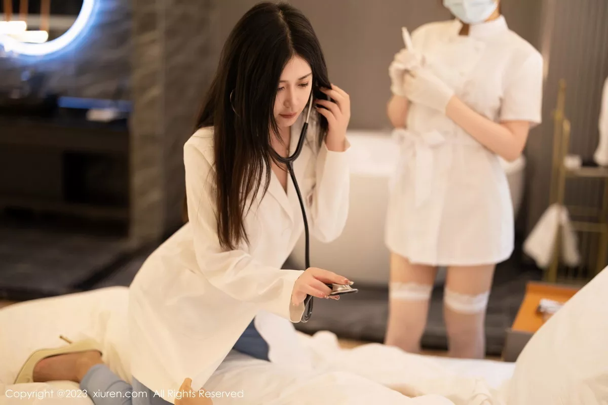 秀人集.com_[XiuRen秀人网]No.6312_模特合集女神icy猪＆laura阿姣医生与护士主题性感内衣诱惑写真99P